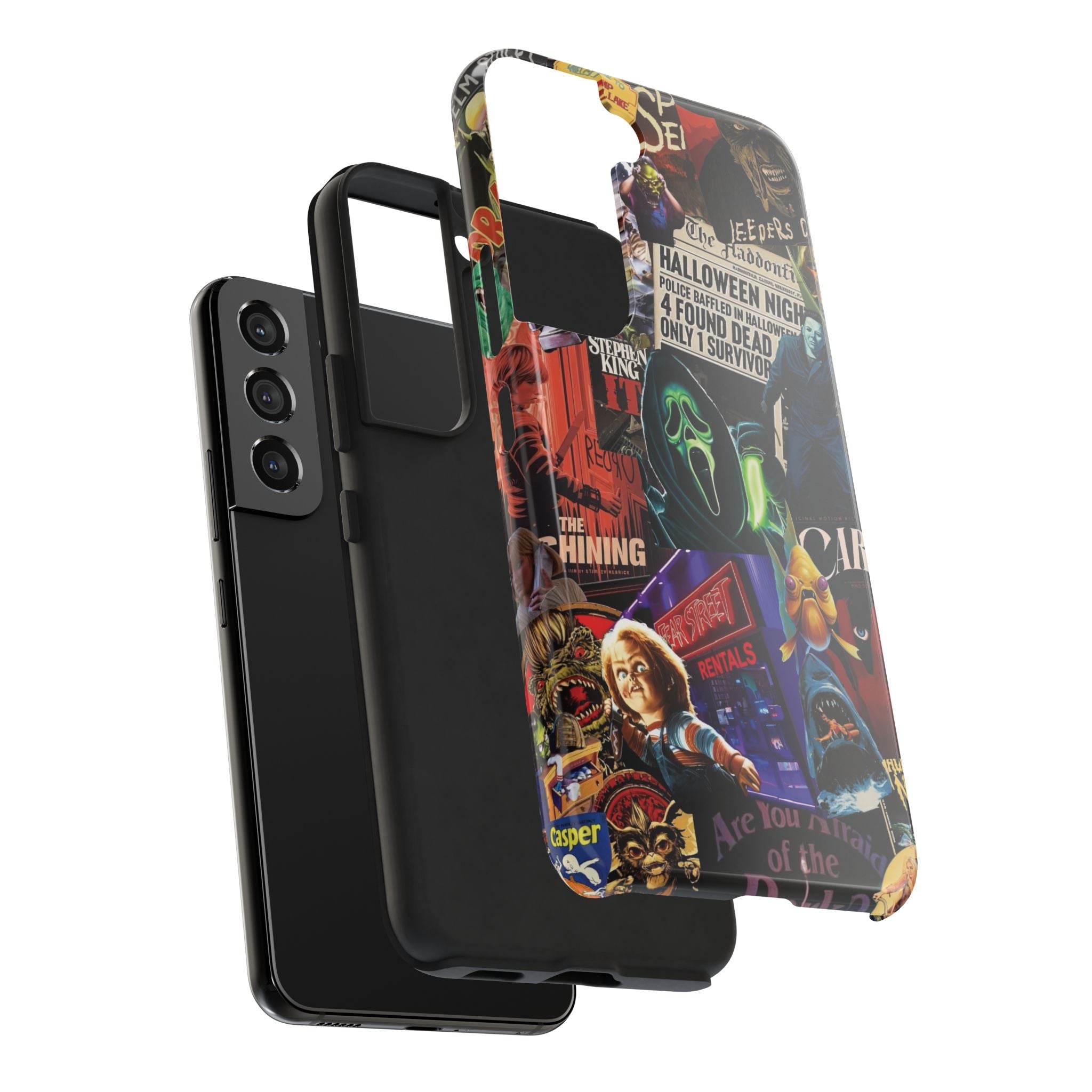 Spooky Horror Movie Phone Case | Tough Phone Cases for Horror Lovers, Halloween Gifts, Unique Accessories, Movie Night Essentials, [...]