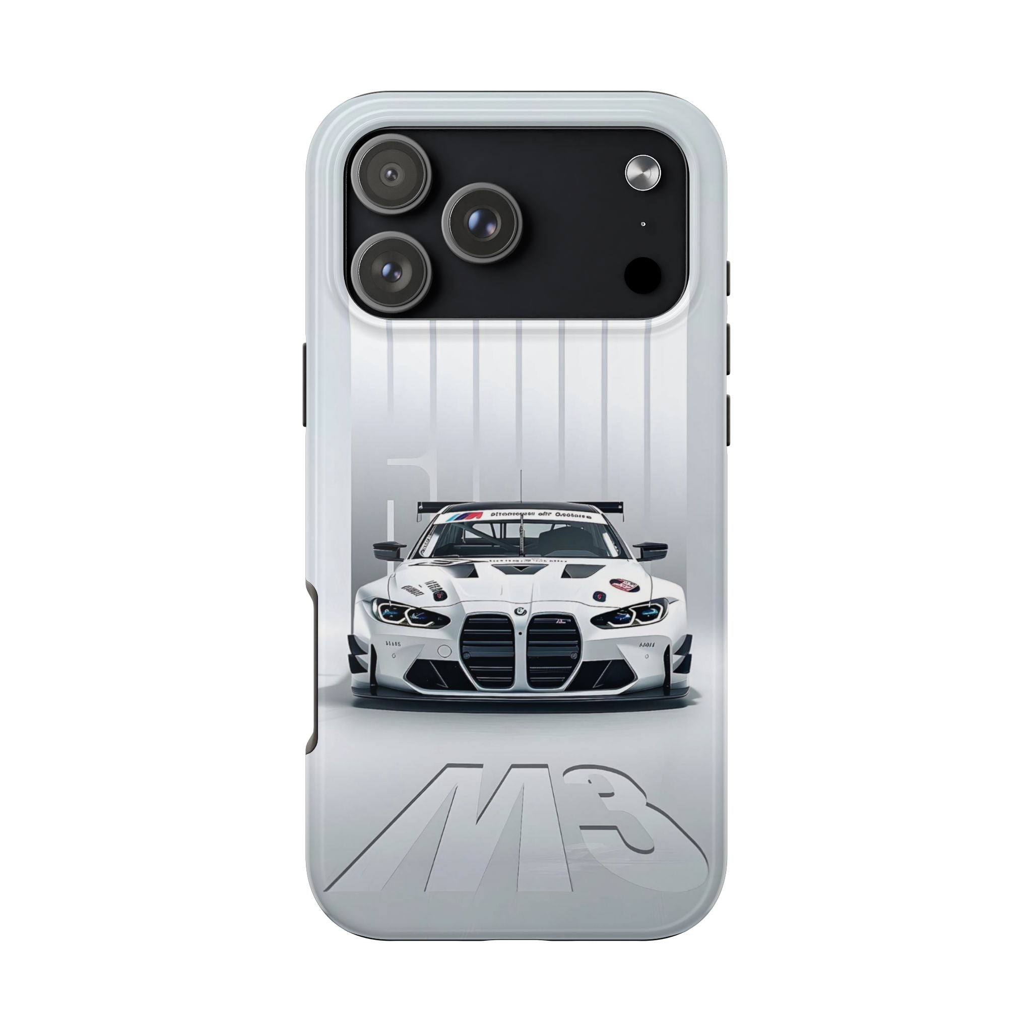 Race-Inspired Tough Phone Case for BMW M3 Fans