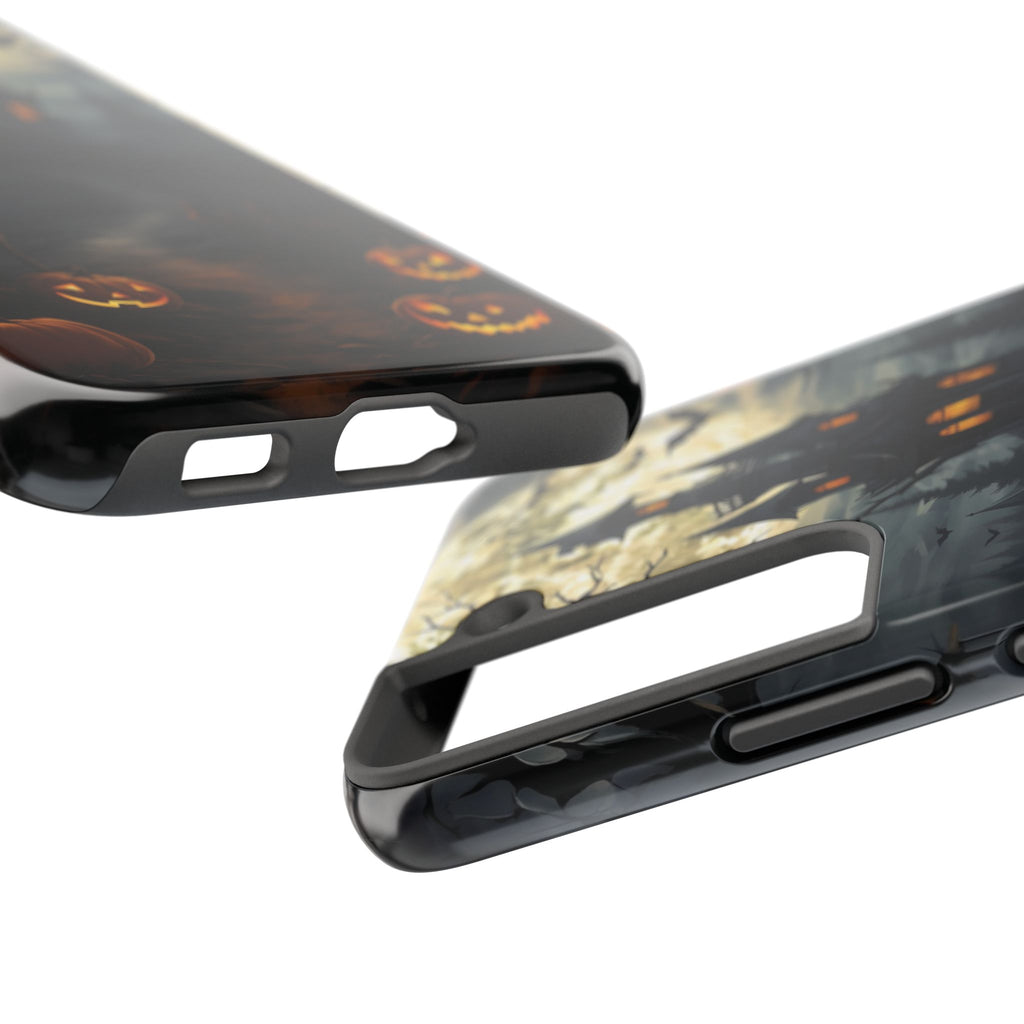 Halloween Haunted House Phone Cases, Tough Cases for Spooky Vibes, Gifts for Halloween Lovers, Ghostly Decor, Fall Accessories