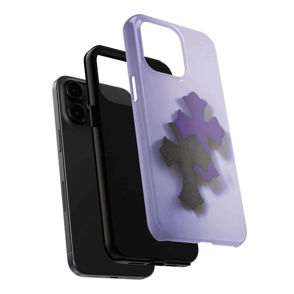 Cross Design Tough Phone Cases, Durable Phone Covers, Christian Gifts, Protective Cases for Men, Unique Tech Accessories