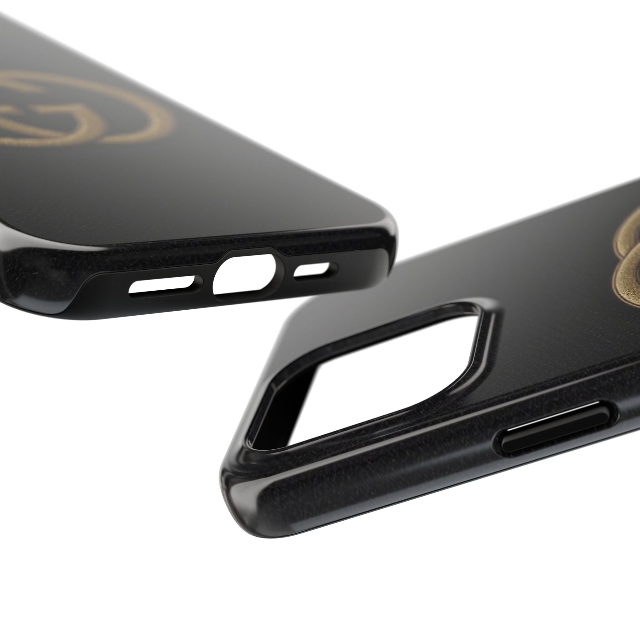 Stylish Tough Phone Cases with Elegant Logo, Durable Protection, Fashion Accessory, Smartphone Cases, Gift for Her or Him