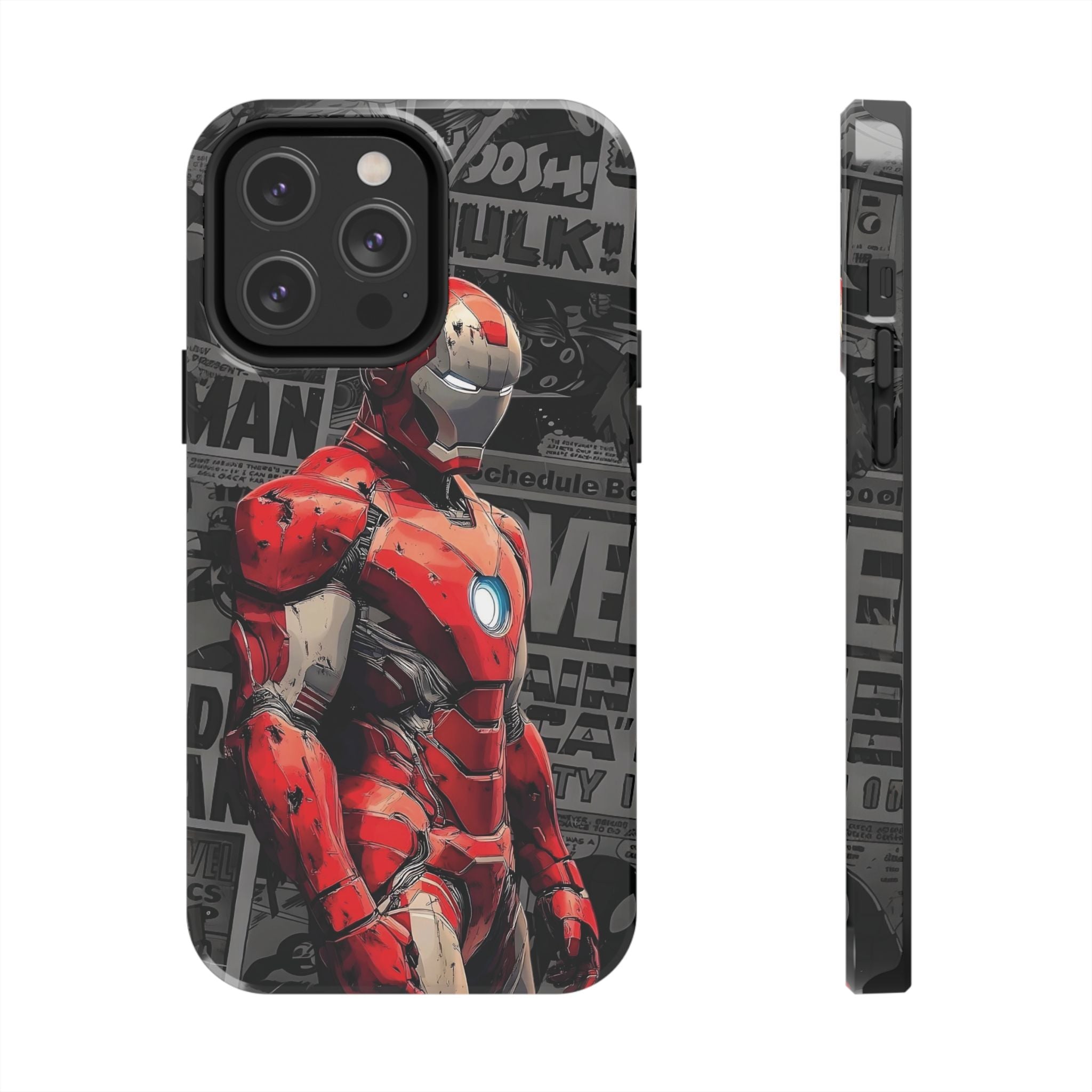 Iron Man Hero Tough Phone Cases - Durable, Stylish, Perfect for Marvel Fans, Geek Gifts, Comic Book Lovers, Unique Accessories