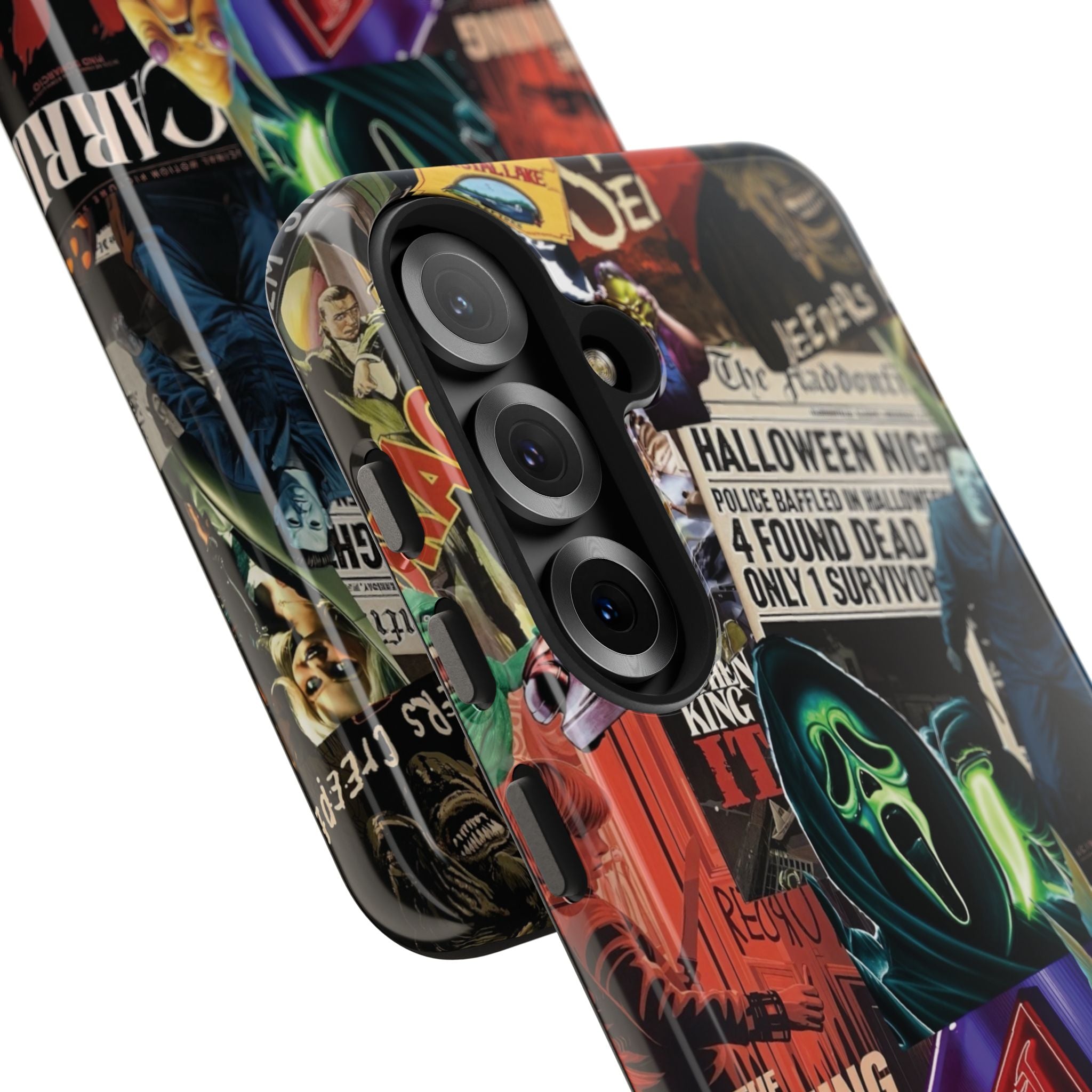 Spooky Horror Movie Phone Case | Tough Phone Cases for Horror Lovers, Halloween Gifts, Unique Accessories, Movie Night Essentials, [...]