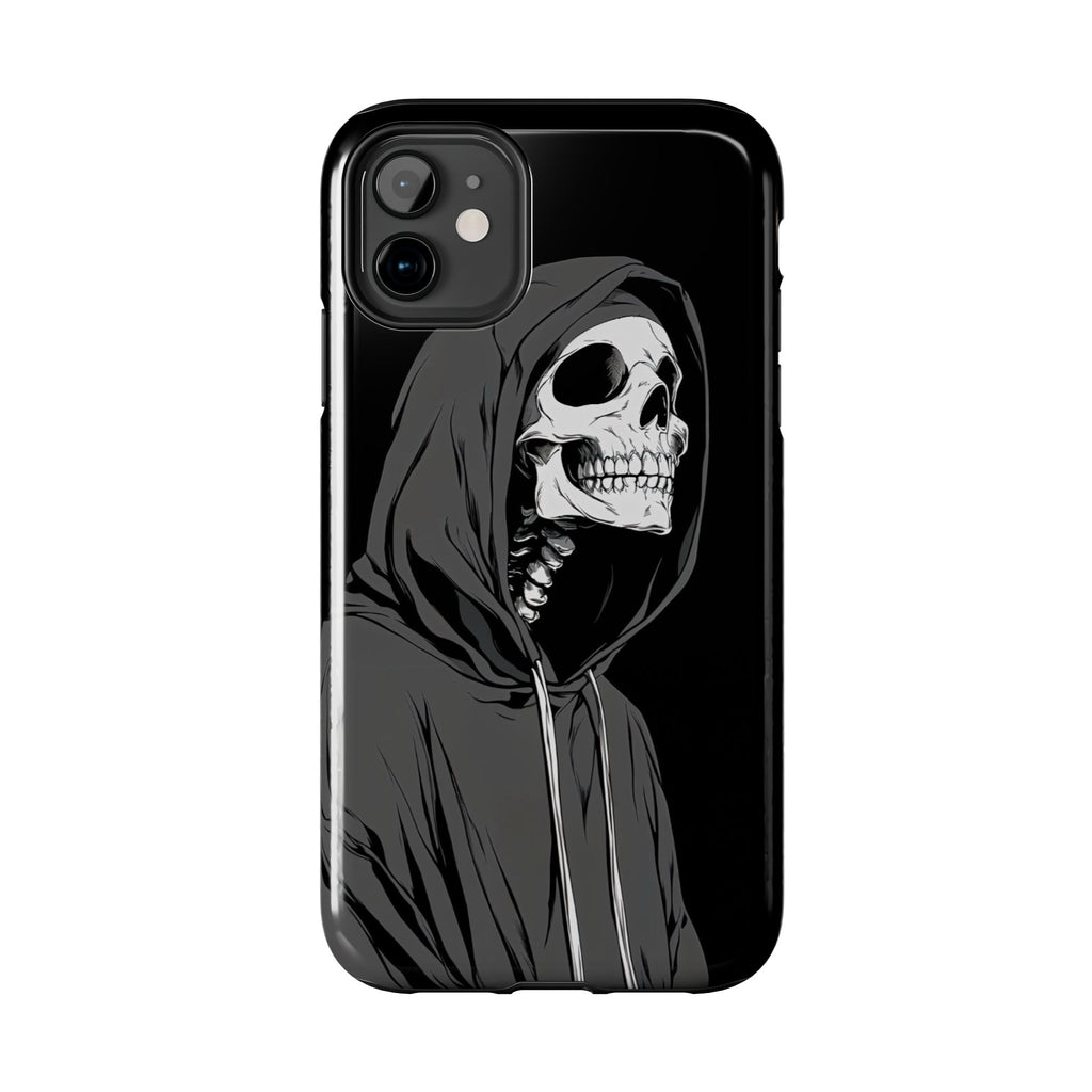 Edgy Skull Phone Cases, Protective Phone Cover, Goth Aesthetic, Halloween Decor, Unique Gift