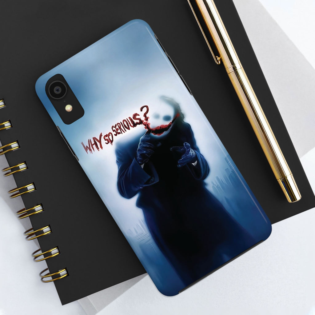 Tough Phone Cases, Dark Humor Phone Cover, Joker Inspired Case, Gifts for Movie Fans, Unique Phone Protector, Cool Accessories