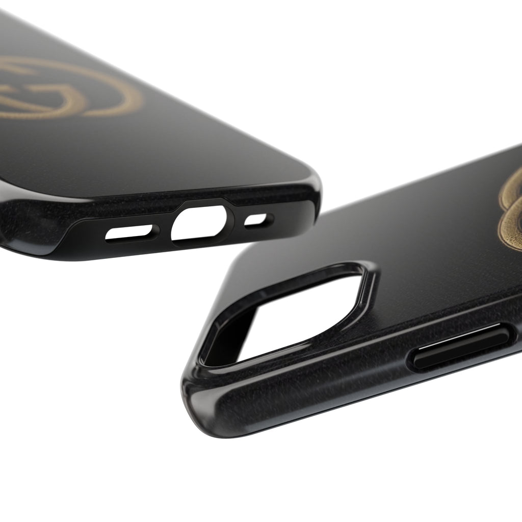 Stylish Tough Phone Cases with Elegant Logo, Durable Protection, Fashion Accessory, Smartphone Cases, Gift for Her or Him