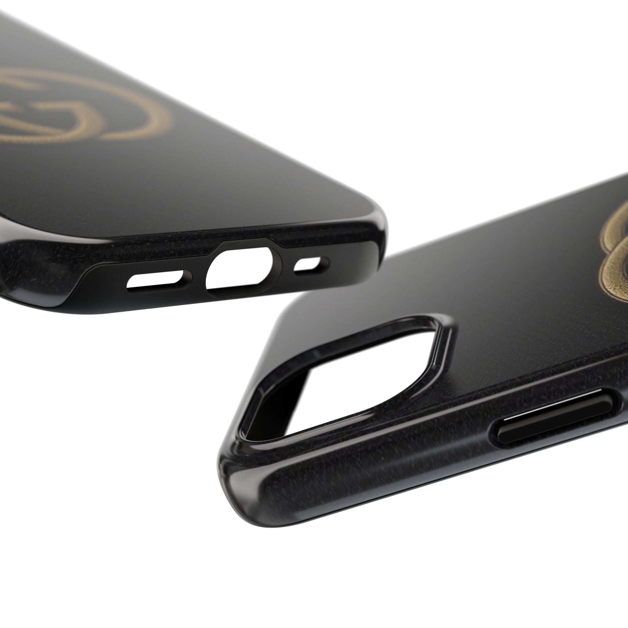 Stylish Tough Phone Cases with Elegant Logo, Durable Protection, Fashion Accessory, Smartphone Cases, Gift for Her or Him