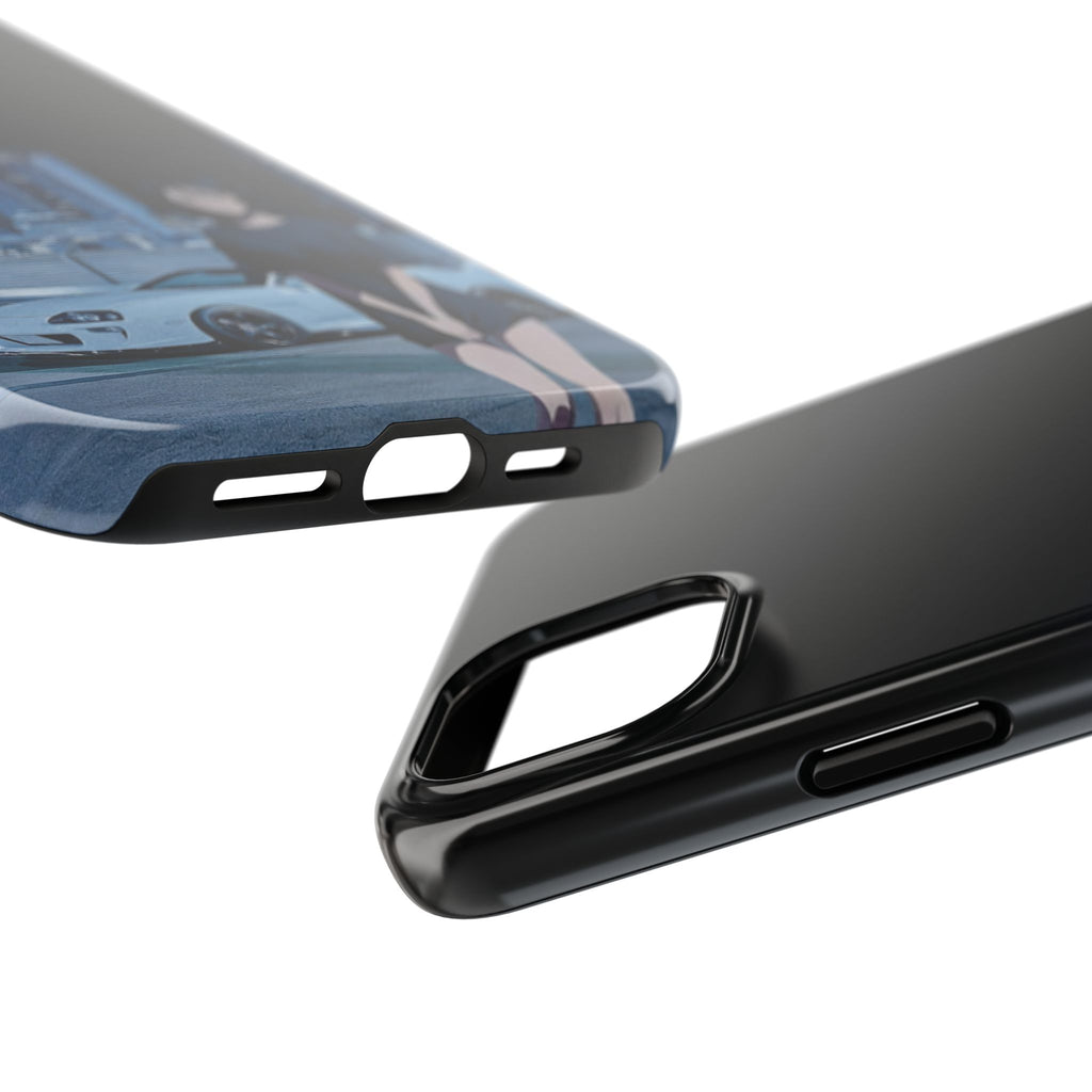 Anime-Inspired Tough Phone Case for Car Enthusiasts