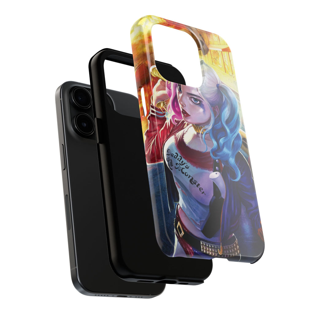 Harley Quinn Tough Phone Cases, Stylish Phone Protector for Women, Anime Style Mobile Cover, Unique Gift for Gamers, Pop Culture Accessories