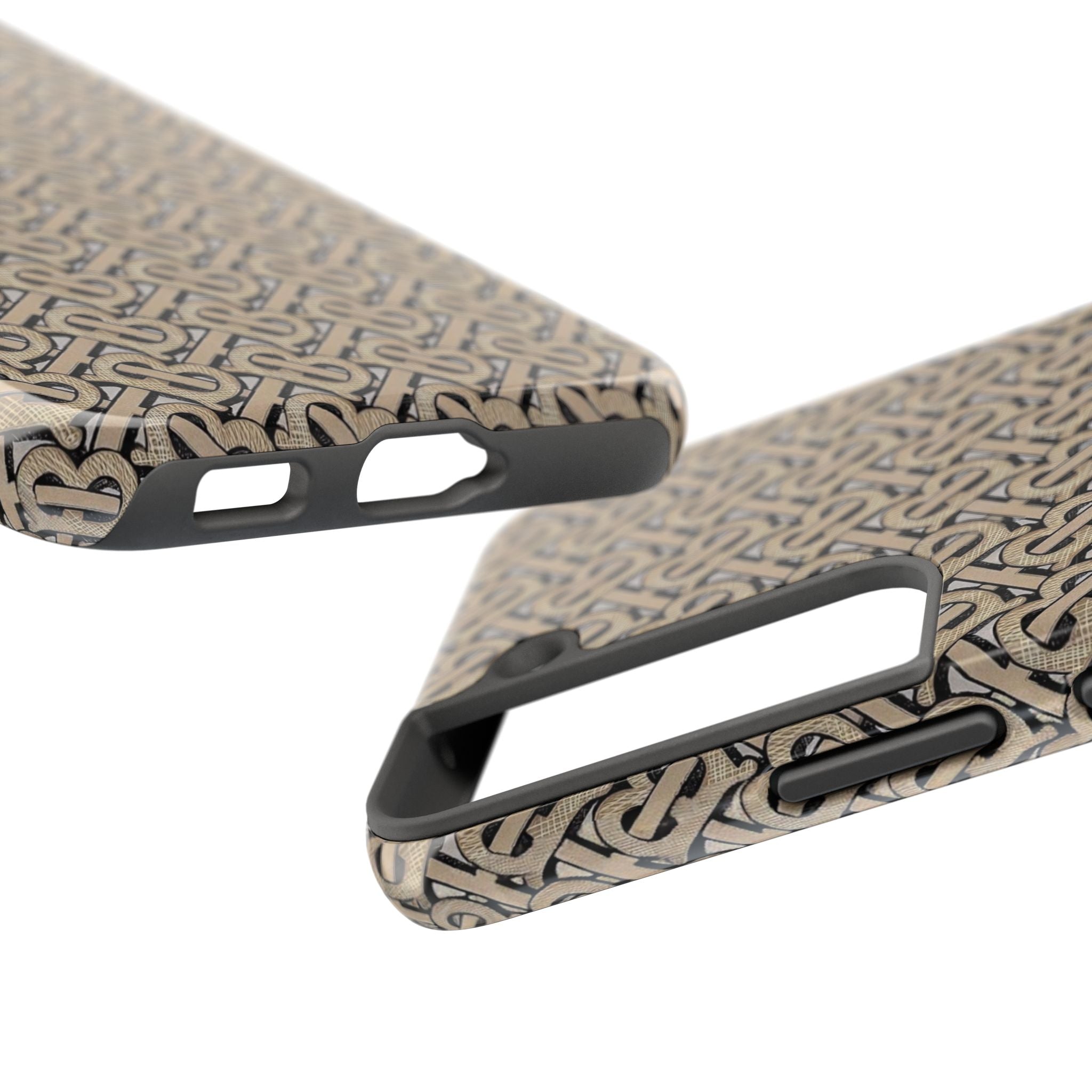 Elegant Interwoven Pattern Tough Phone Cases, Stylish Phone Covers, Durable Cases for Everyday Adventures, Gift for Phone Lovers