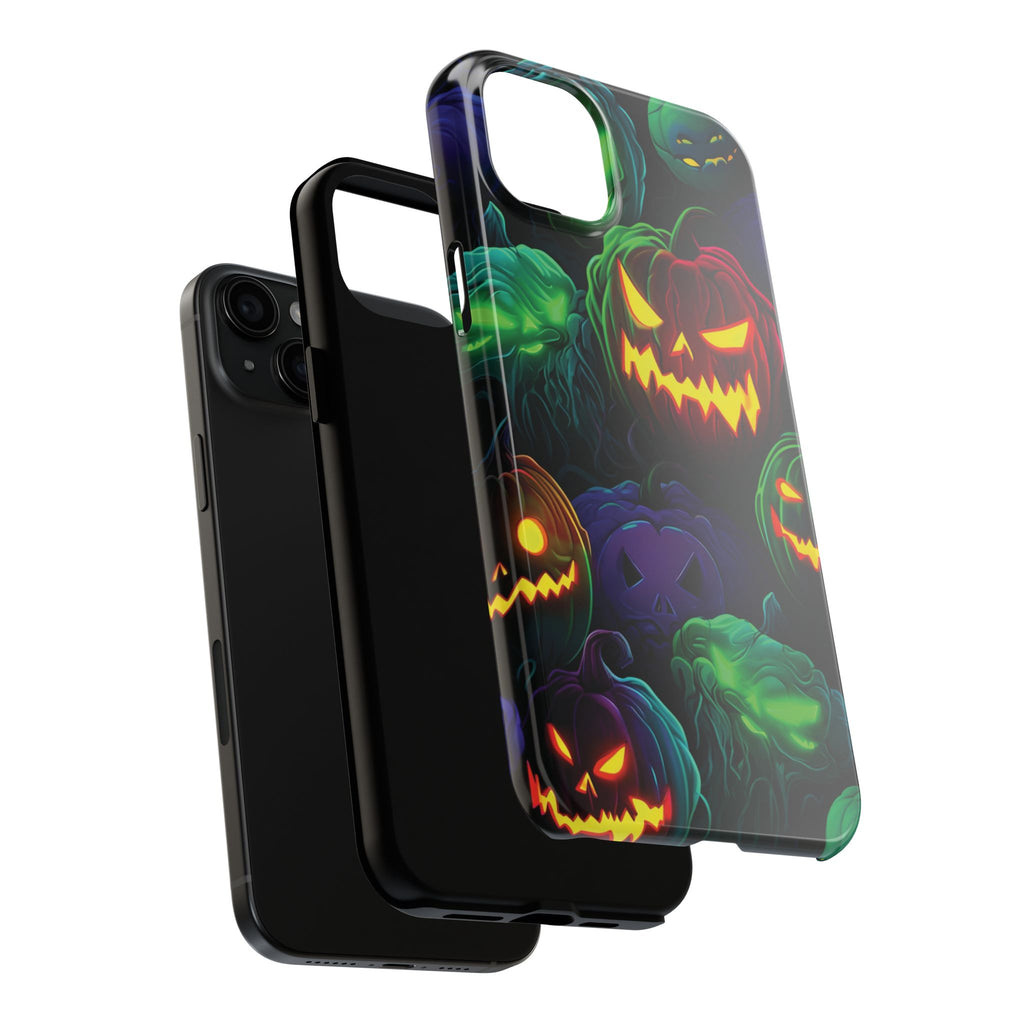Halloween Pumpkin Phone Case, Spooky Fall Accessory, Tough Phone Cover, Halloween Gift, Pumpkin Decor