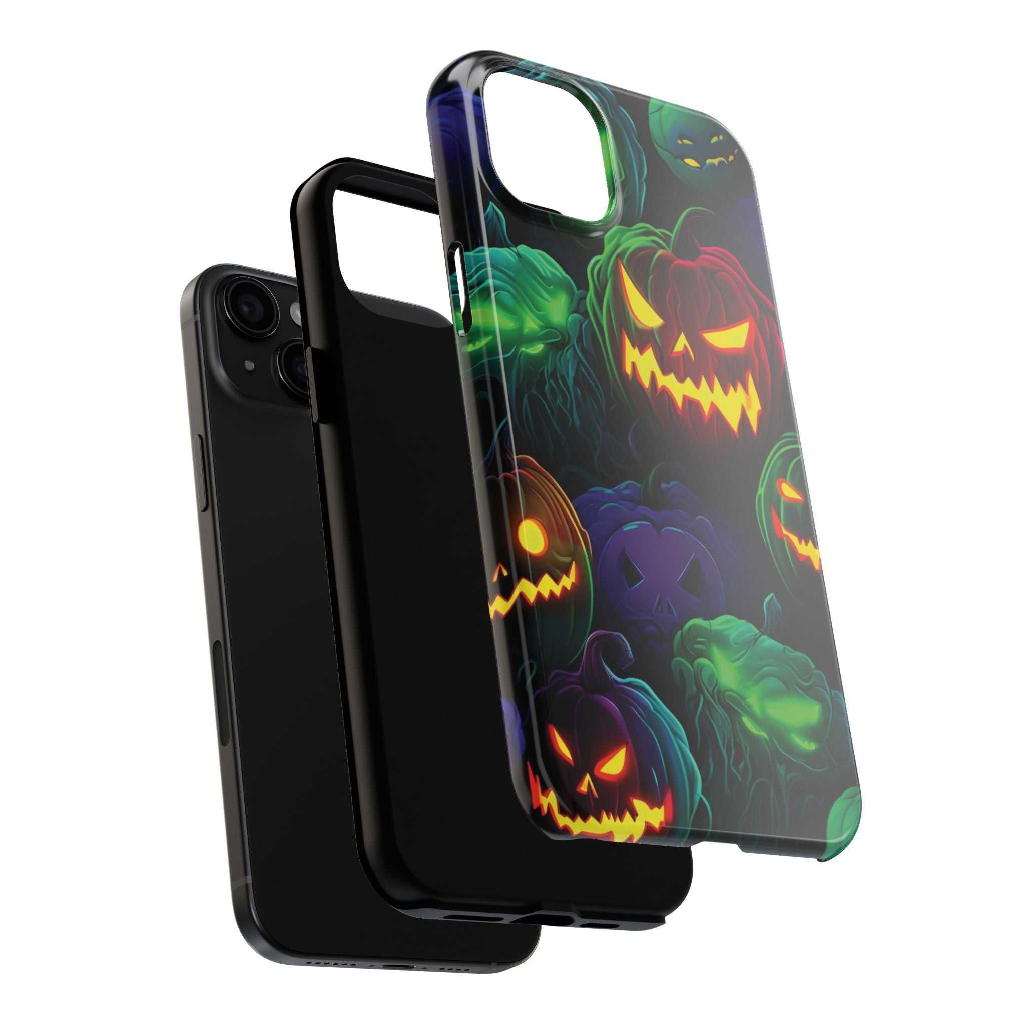 Halloween Pumpkin Phone Case, Spooky Fall Accessory, Tough Phone Cover, Halloween Gift, Pumpkin Decor