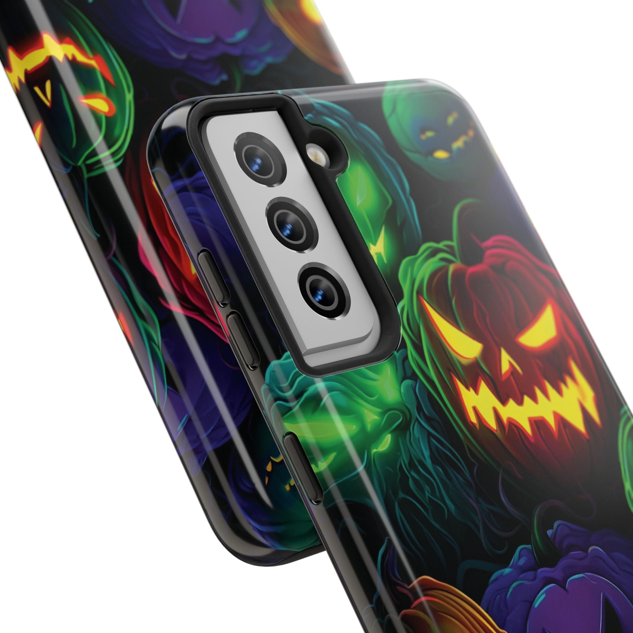 Halloween Pumpkin Phone Case, Spooky Fall Accessory, Tough Phone Cover, Halloween Gift, Pumpkin Decor