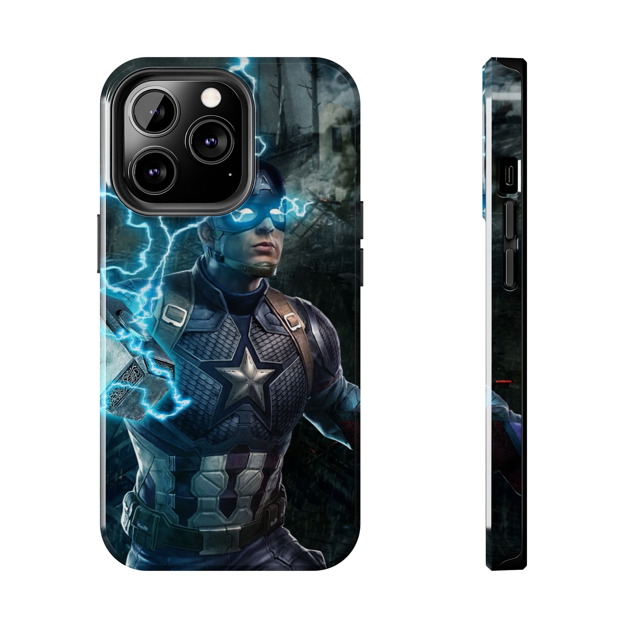 Captain America Superhero Tough Phone Cases, Hero Phone Cover, Gift for Gamers, Superhero Accessory, Durable Phone Case for Every Occasion