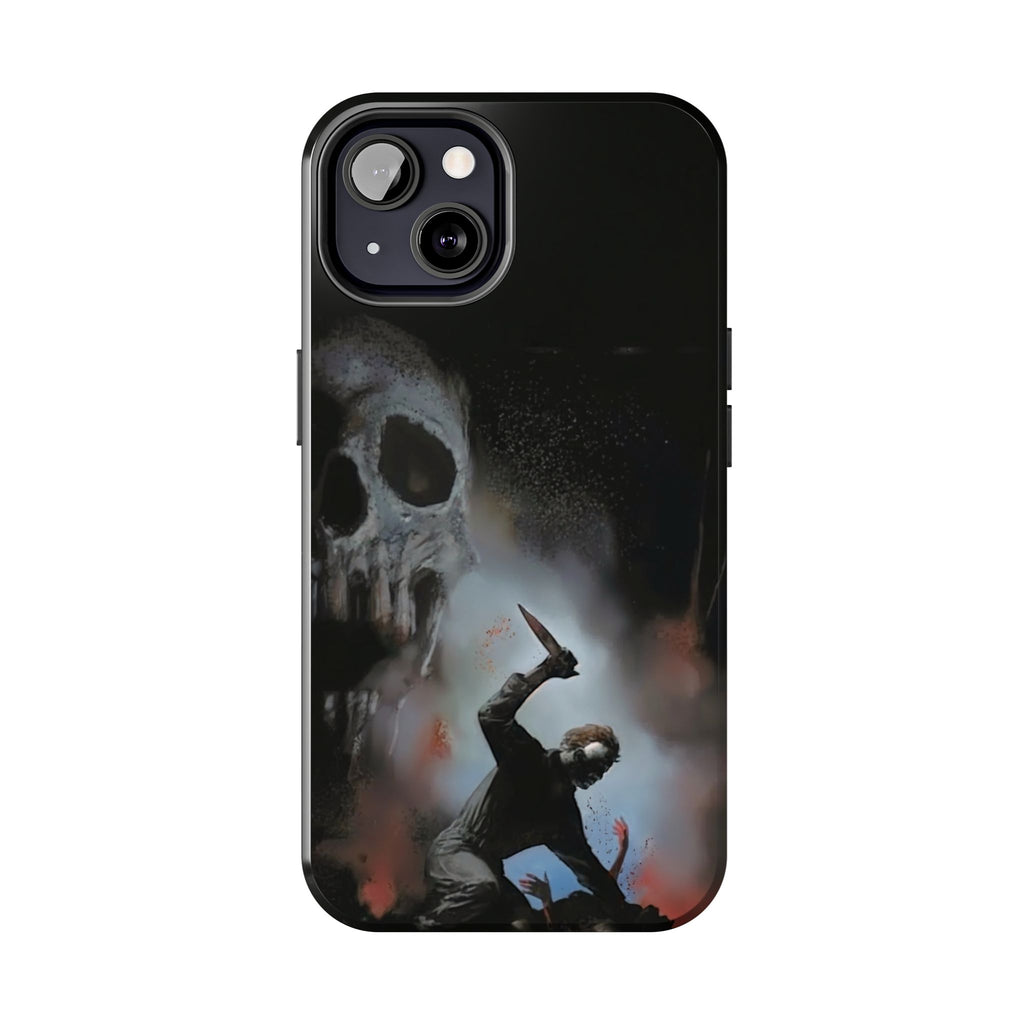 Gritty Horror Phone Cases for Fans, Tough Phone Cover, Unique Gift, Scary Design, Halloween Accessory, Movie Memorabilia