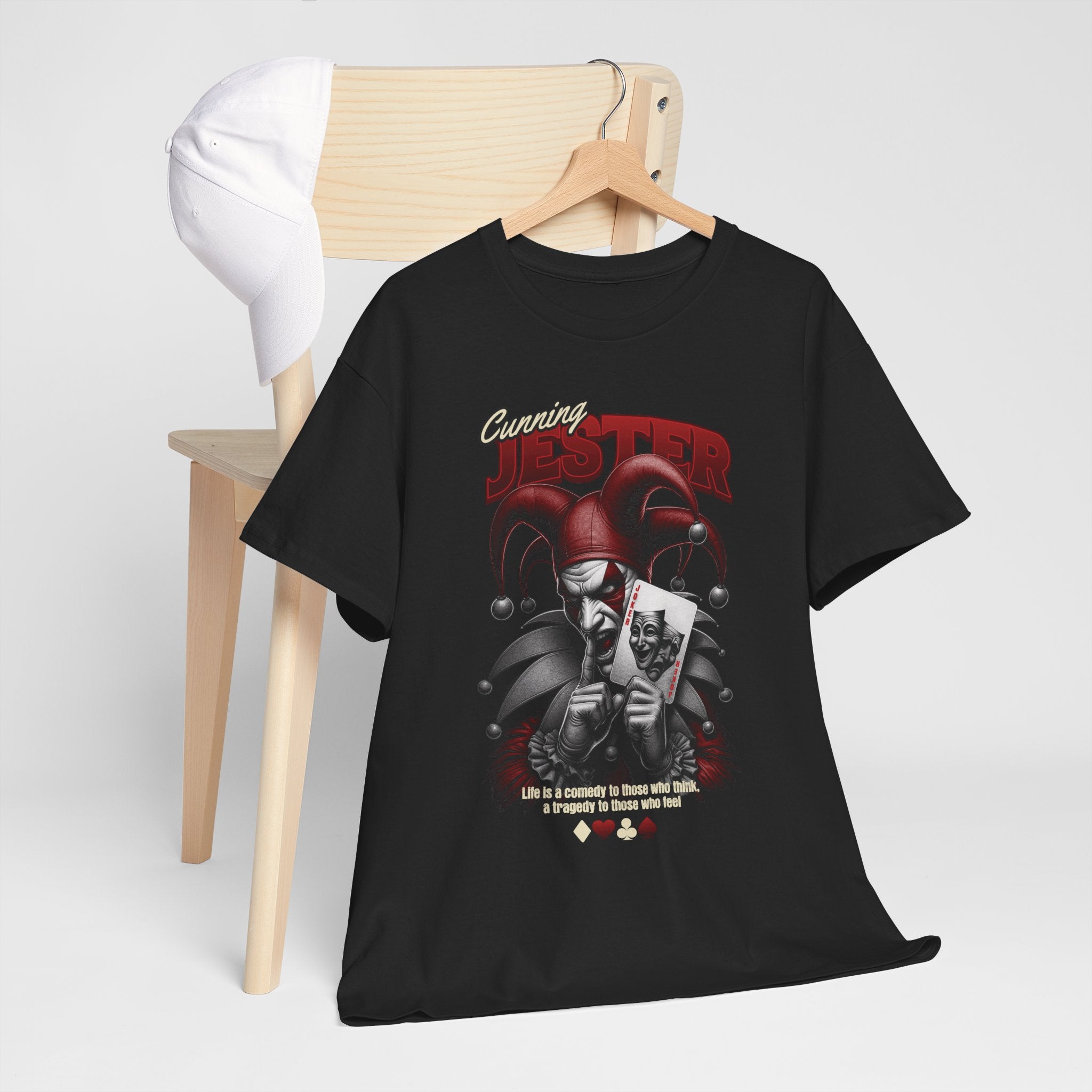 Cunning Jester Graphic Tee - Unisex Heavy Cotton T-Shirt
