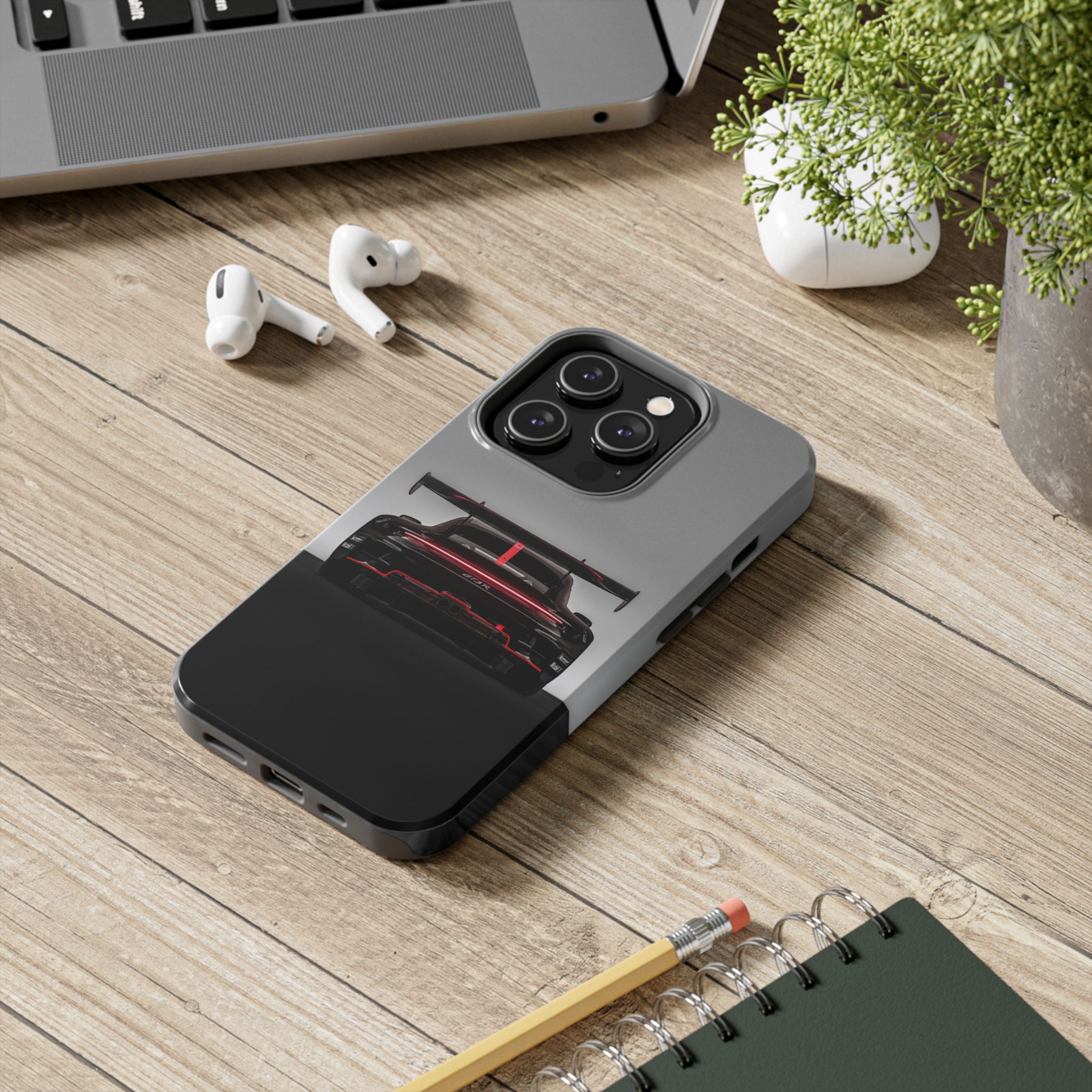 Racing-Inspired Tough Phone Case for Car Enthusiasts