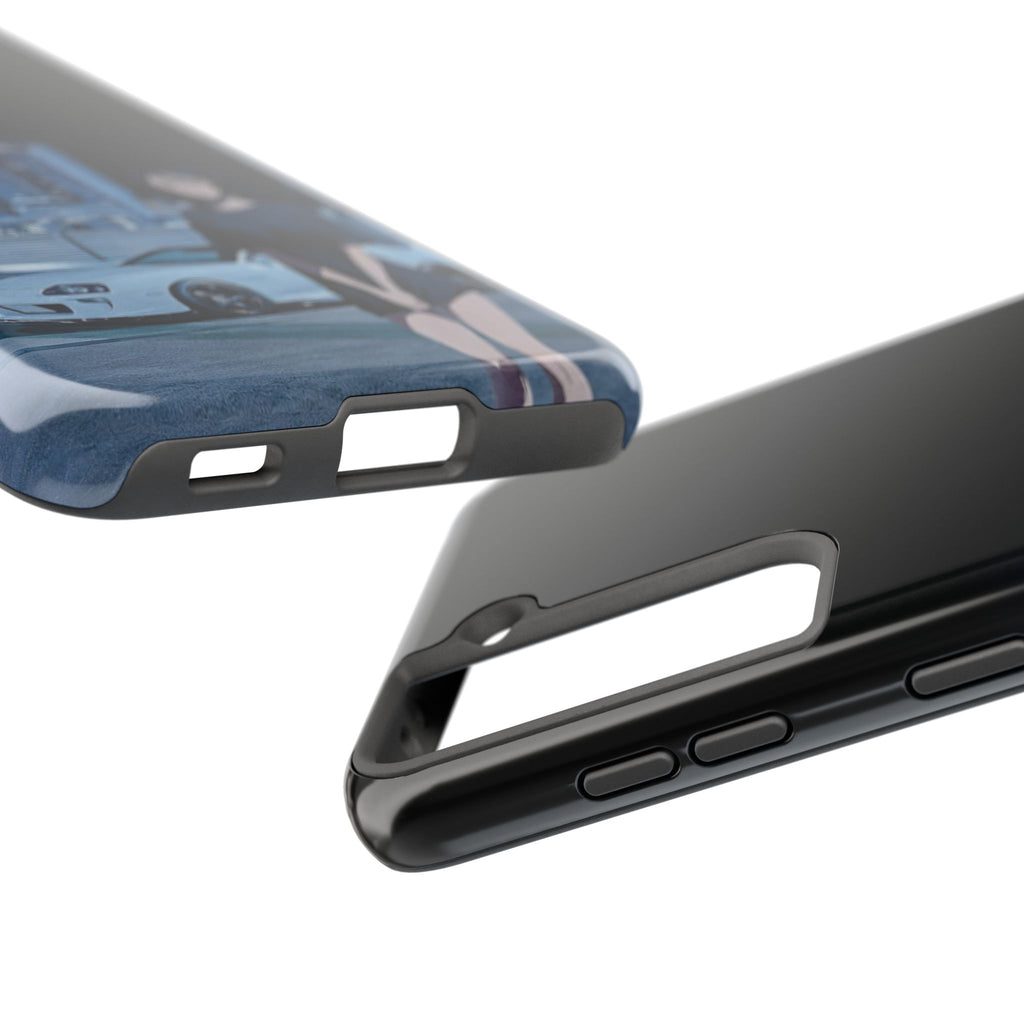 Anime-Inspired Tough Phone Case for Car Enthusiasts