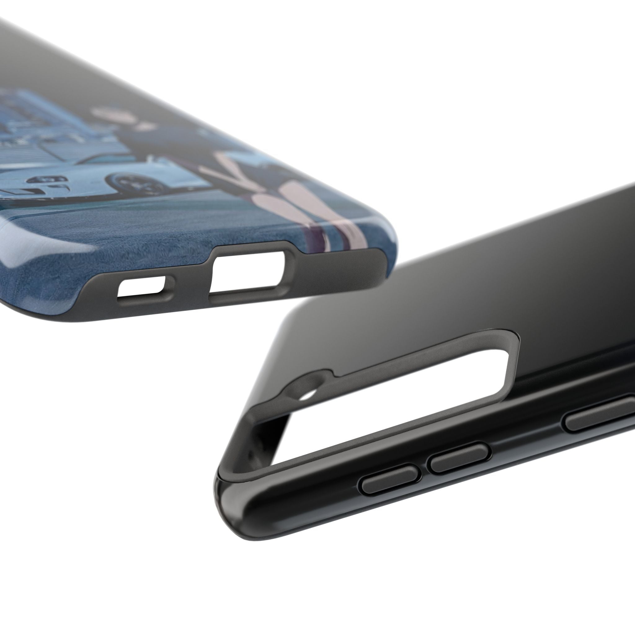 Anime-Inspired Tough Phone Case for Car Enthusiasts