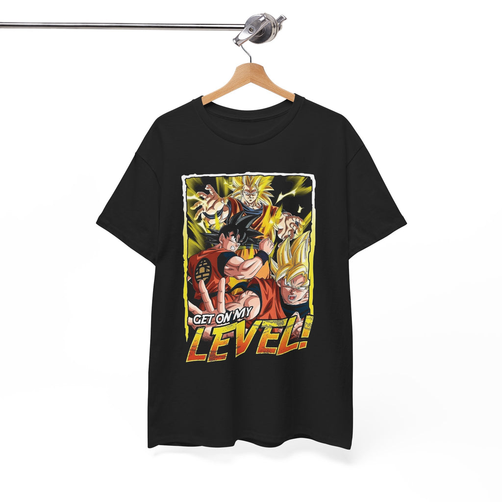 Anime Power Squad Tee — "Get On My Level" Graphic T-Shirt