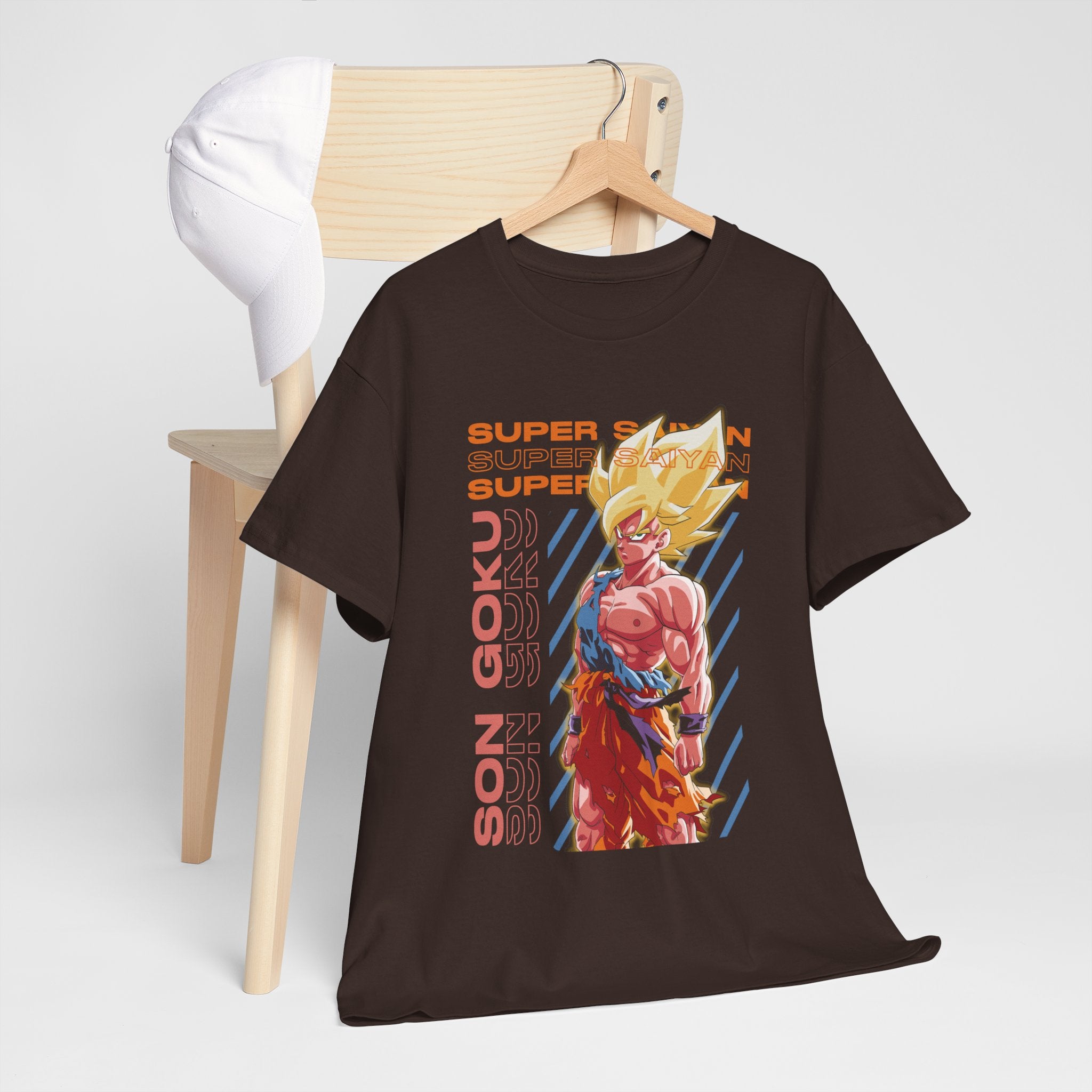 Son Goku Super Saiyan Graphic Tee — Anime Dragon Ball Z Shirt