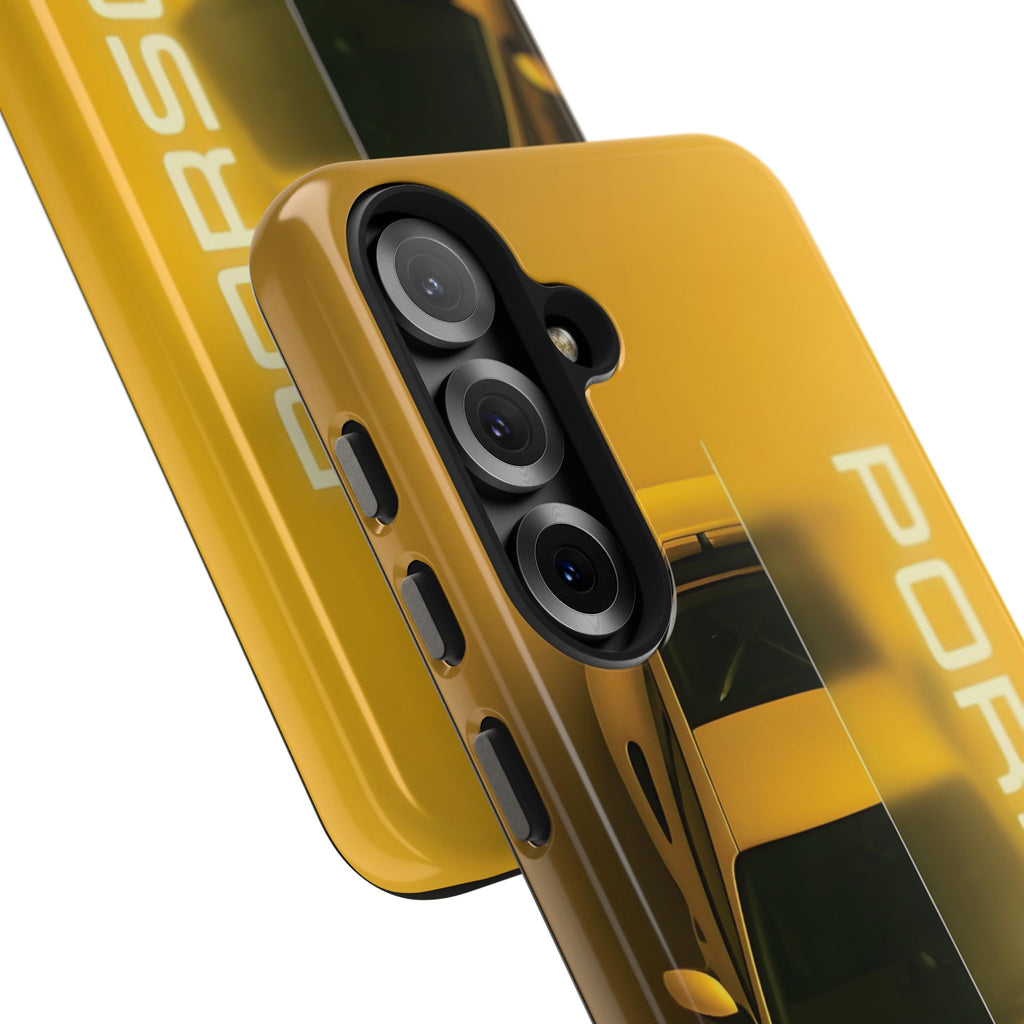Stylish Car Lover's Phone Case, Durable Tough Phone Case, Gift for Car Enthusiasts, Porsche Design Case, Unique Auto Accessory