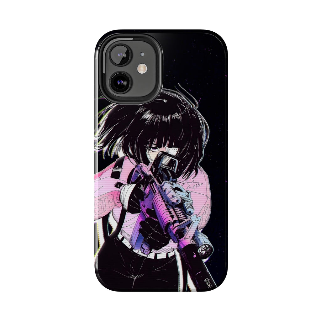 Anime-Style Tough Phone Cases with Edgy Designs, Perfect for Gamers, Cyberpunk Lovers, Gifts for Birthdays, Holidays, and Cosplay