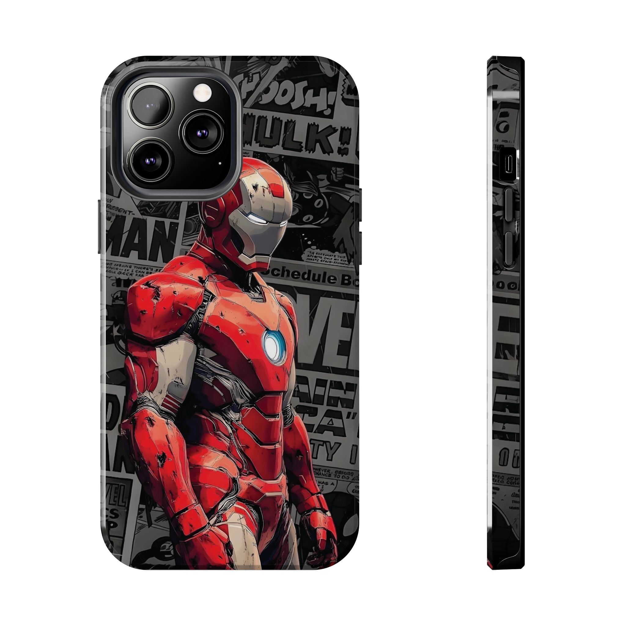 Iron Man Hero Tough Phone Cases - Durable, Stylish, Perfect for Marvel Fans, Geek Gifts, Comic Book Lovers, Unique Accessories