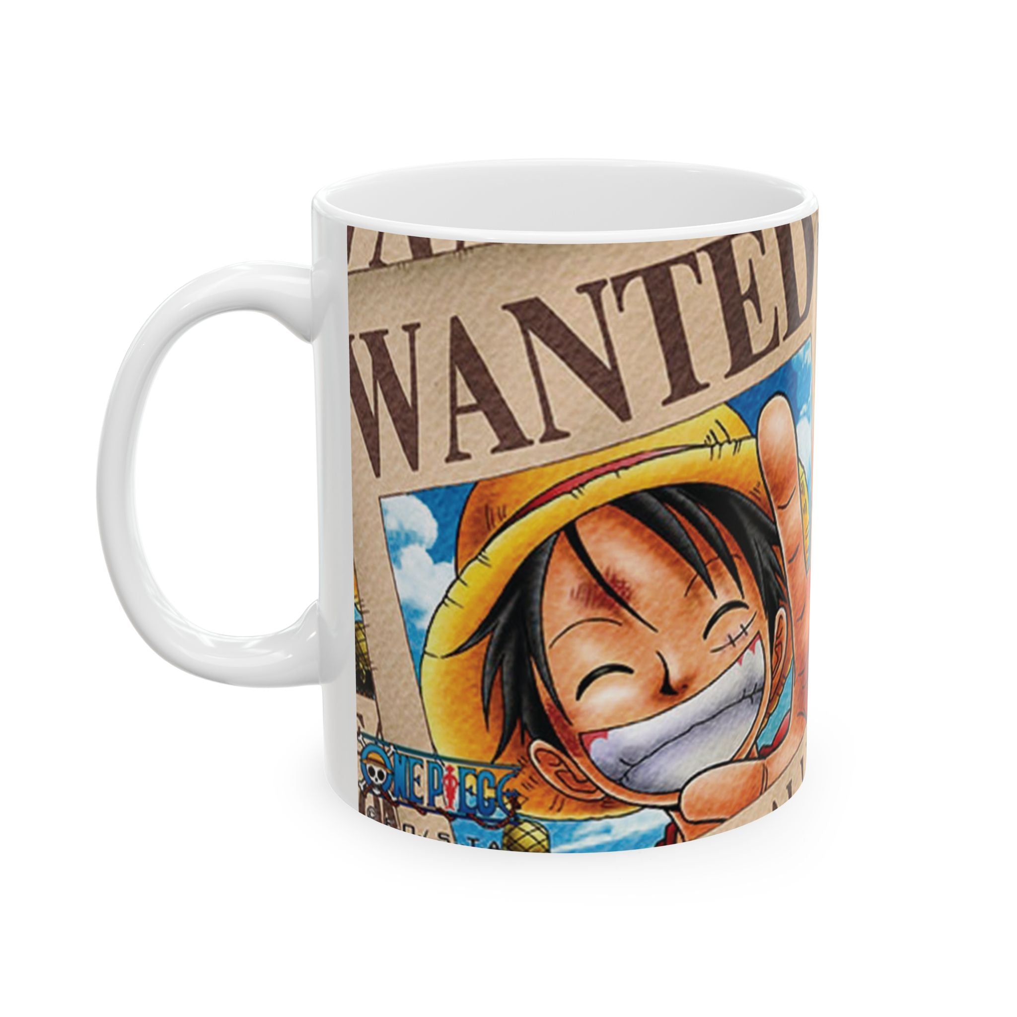 Wanted Poster Ceramic Mug — Vintage Bounty Design (11oz & 15oz)