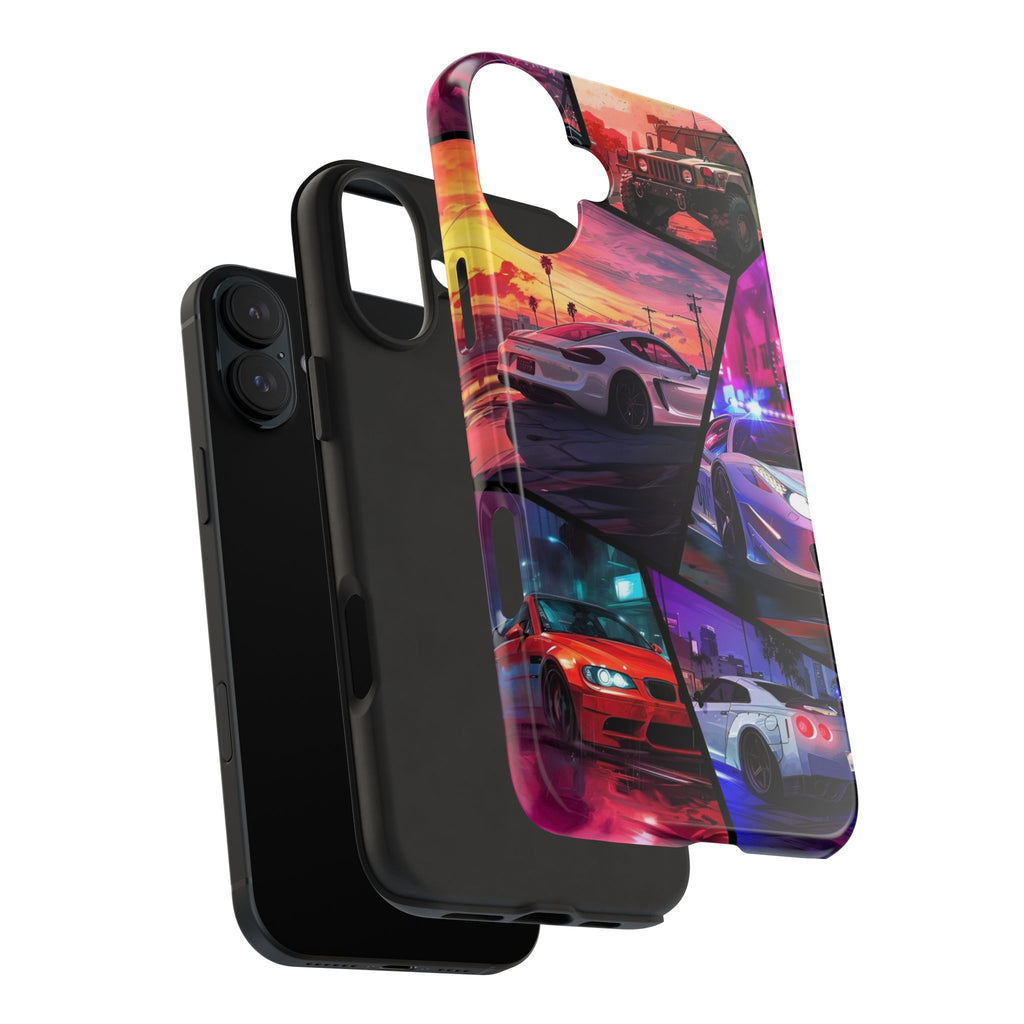 Vibrant Automotive Tough Phone Cases for Car Enthusiasts