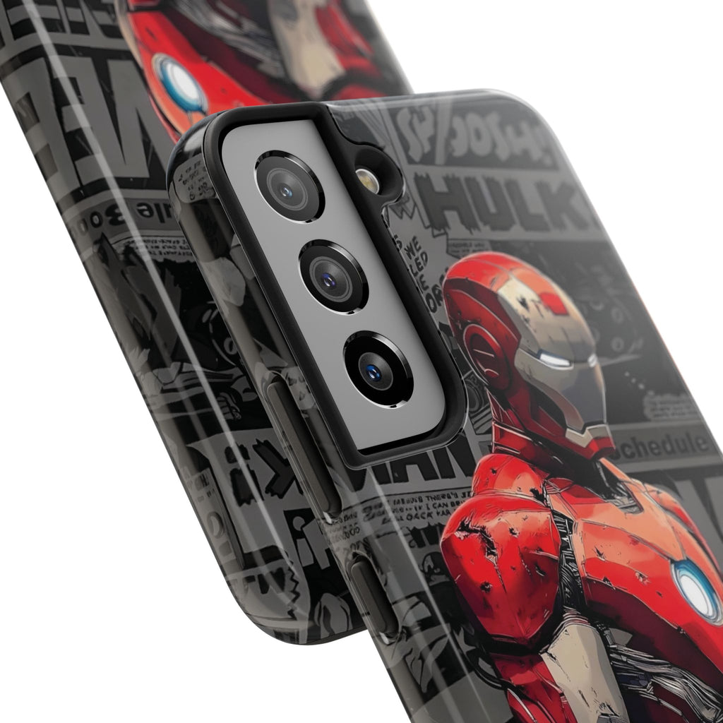 Iron Man Hero Tough Phone Cases - Durable, Stylish, Perfect for Marvel Fans, Geek Gifts, Comic Book Lovers, Unique Accessories