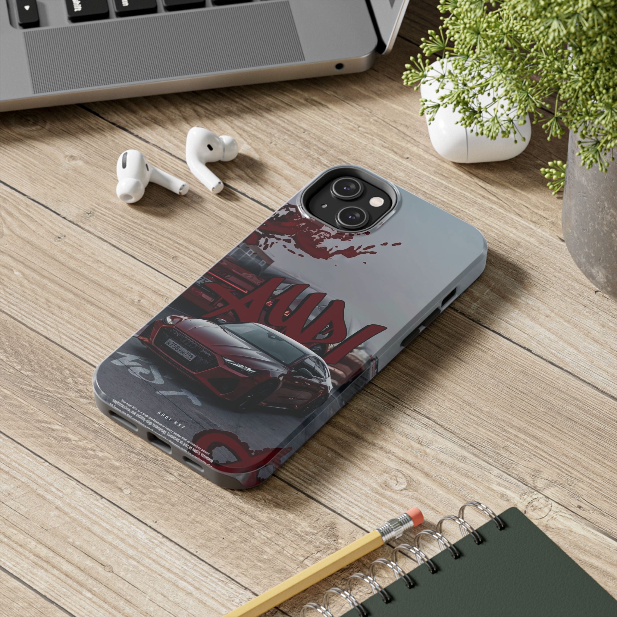 Audi-Inspired Tough Phone Case for Car Enthusiasts