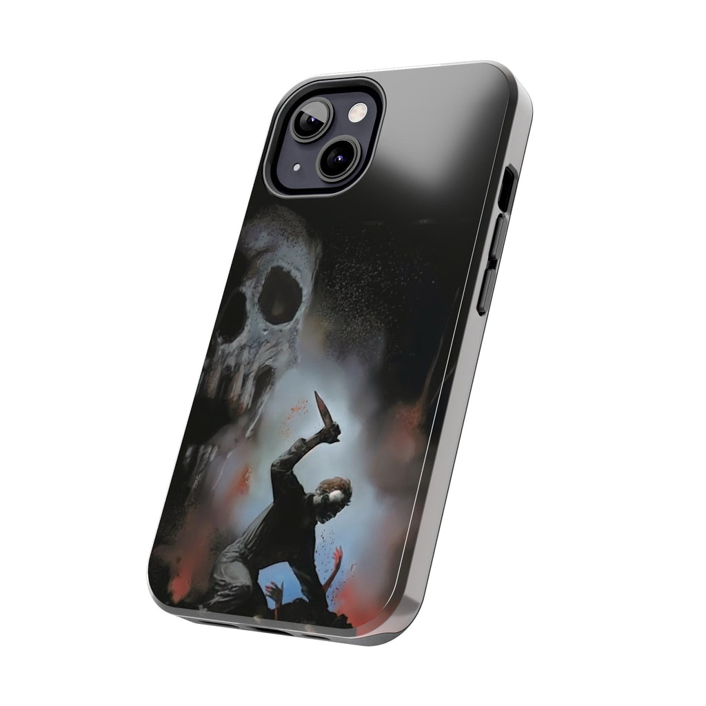 Gritty Horror Phone Cases for Fans, Tough Phone Cover, Unique Gift, Scary Design, Halloween Accessory, Movie Memorabilia