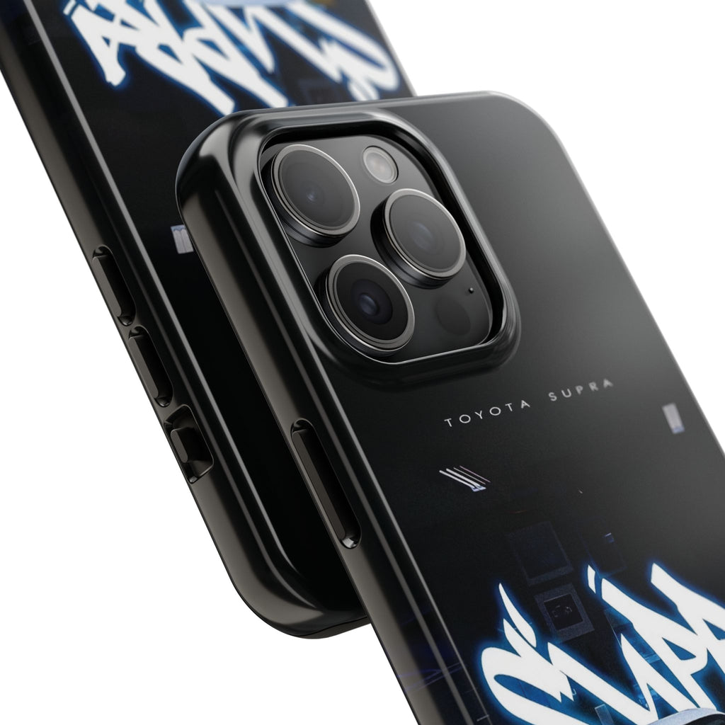 Toyota Supra Graffiti Phone Case - Tough & Stylish Protection for Car Enthusiasts