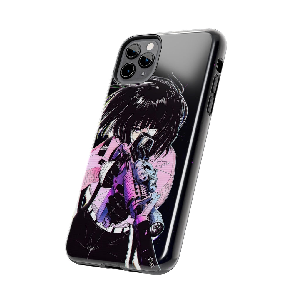 Anime-Style Tough Phone Cases with Edgy Designs, Perfect for Gamers, Cyberpunk Lovers, Gifts for Birthdays, Holidays, and Cosplay