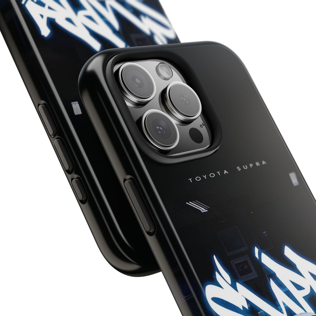 Toyota Supra Graffiti Phone Case - Tough & Stylish Protection for Car Enthusiasts