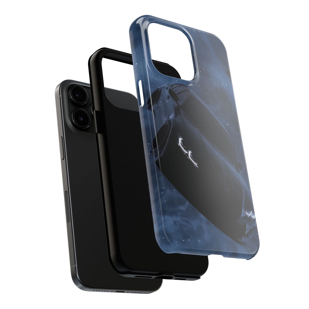 Car Enthusiast Phone Case | Tough Phone Cases, Car Lover Gift, Durable Cover, Automotive Accessories, Black Car Design