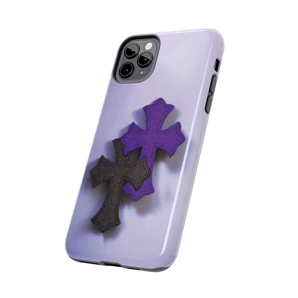 Cross Design Tough Phone Cases, Durable Phone Covers, Christian Gifts, Protective Cases for Men, Unique Tech Accessories