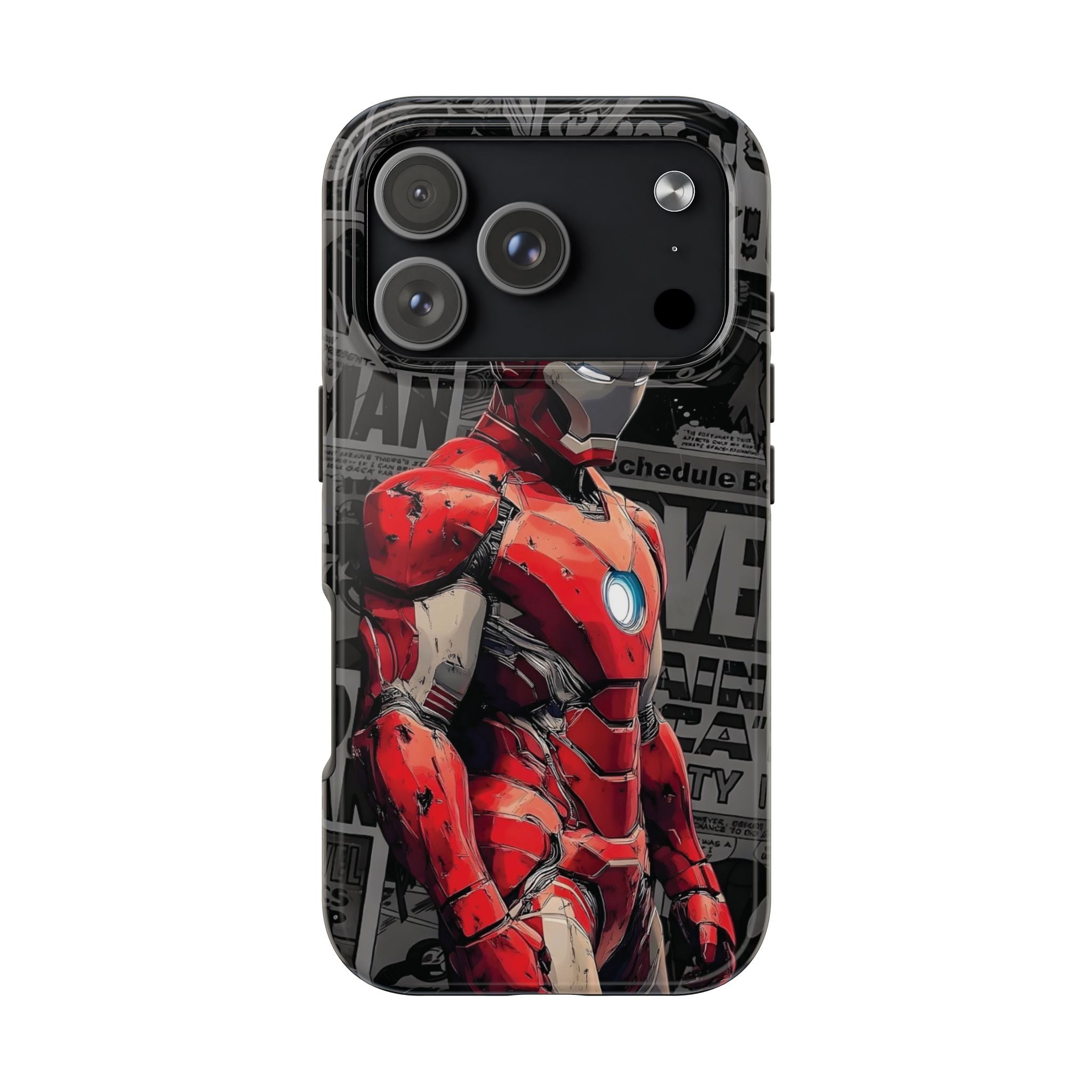 Iron Man Hero Tough Phone Cases - Durable, Stylish, Perfect for Marvel Fans, Geek Gifts, Comic Book Lovers, Unique Accessories