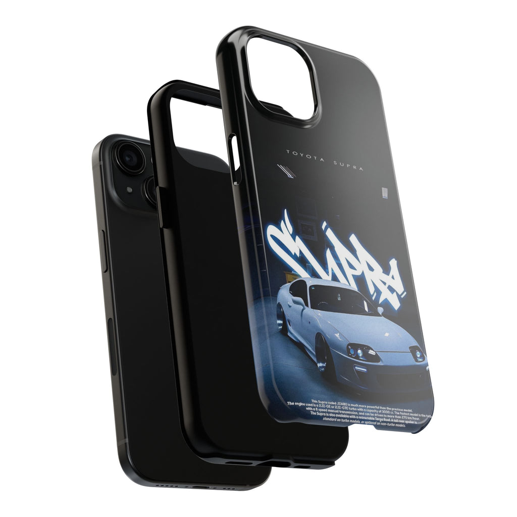 Toyota Supra Graffiti Phone Case - Tough & Stylish Protection for Car Enthusiasts