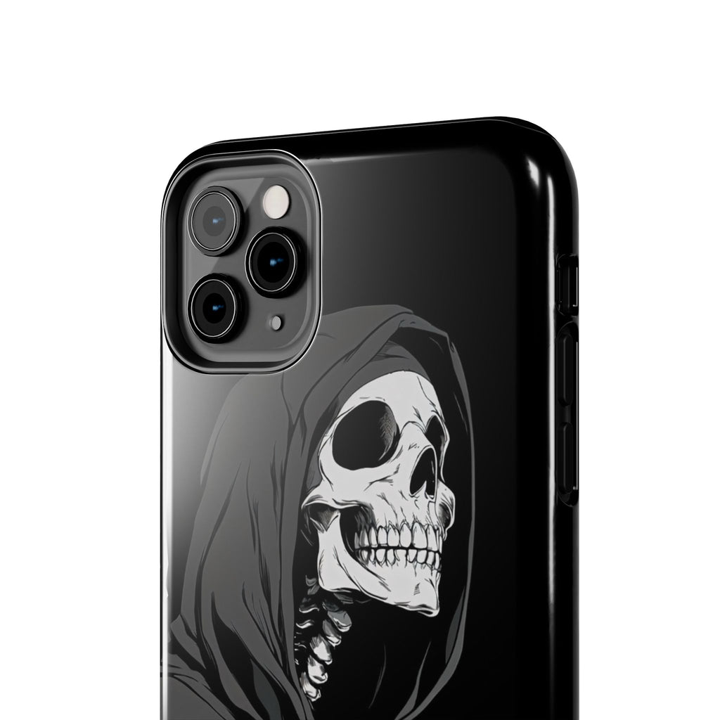 Edgy Skull Phone Cases, Protective Phone Cover, Goth Aesthetic, Halloween Decor, Unique Gift