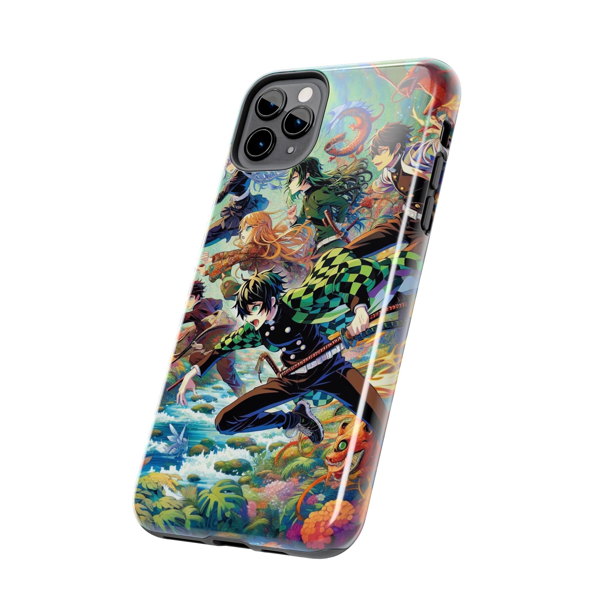 Vibrant Anime Tough Phone Cases, Protective Covers, Gifts for Fans, Geeky Accessories, Birthday or Holiday Presents