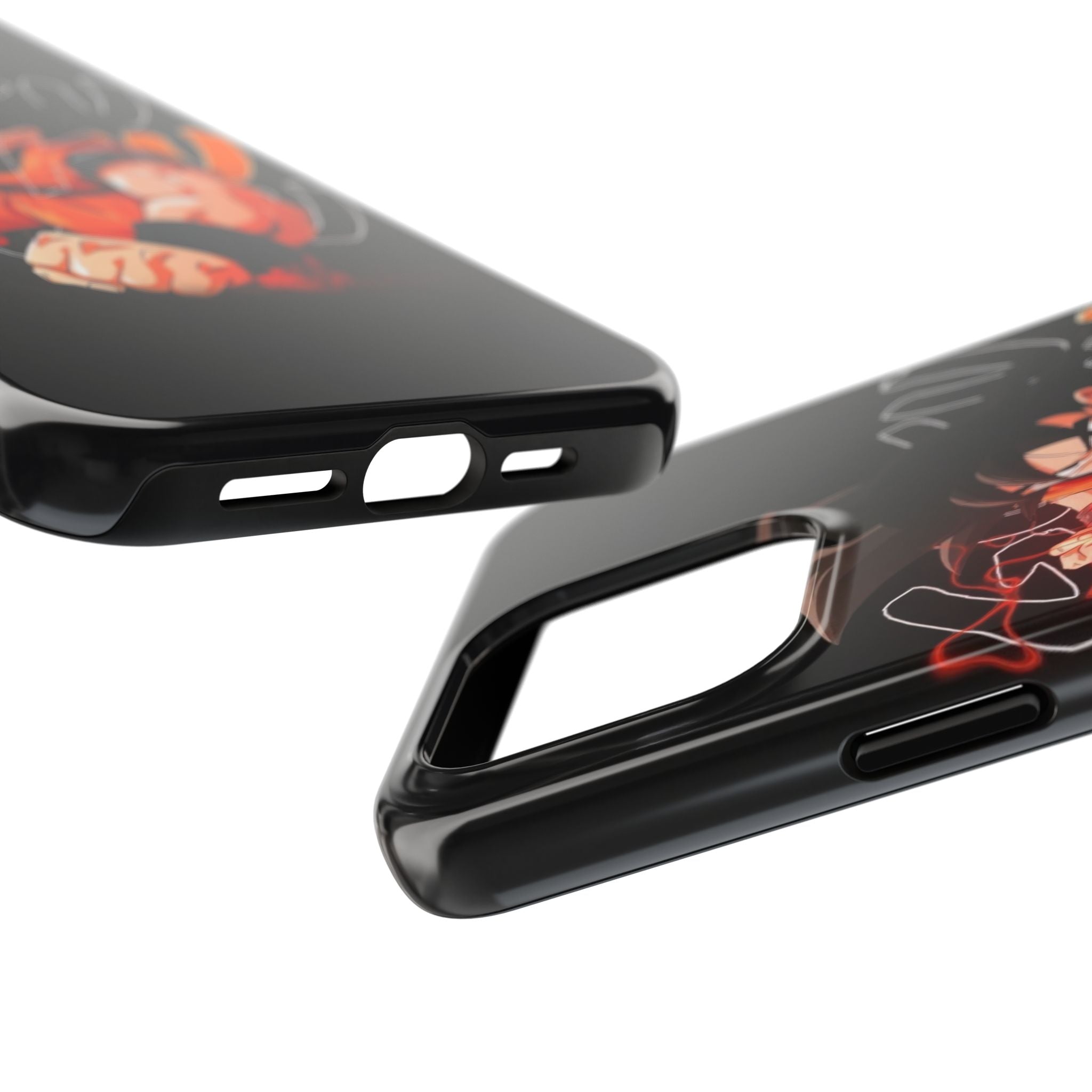 Anime Tough Phone Cases, Goku Strength Case, Durable Phone Cover, Gaming Phone Accessory, Cartoon Phone Case, Gift for Fans