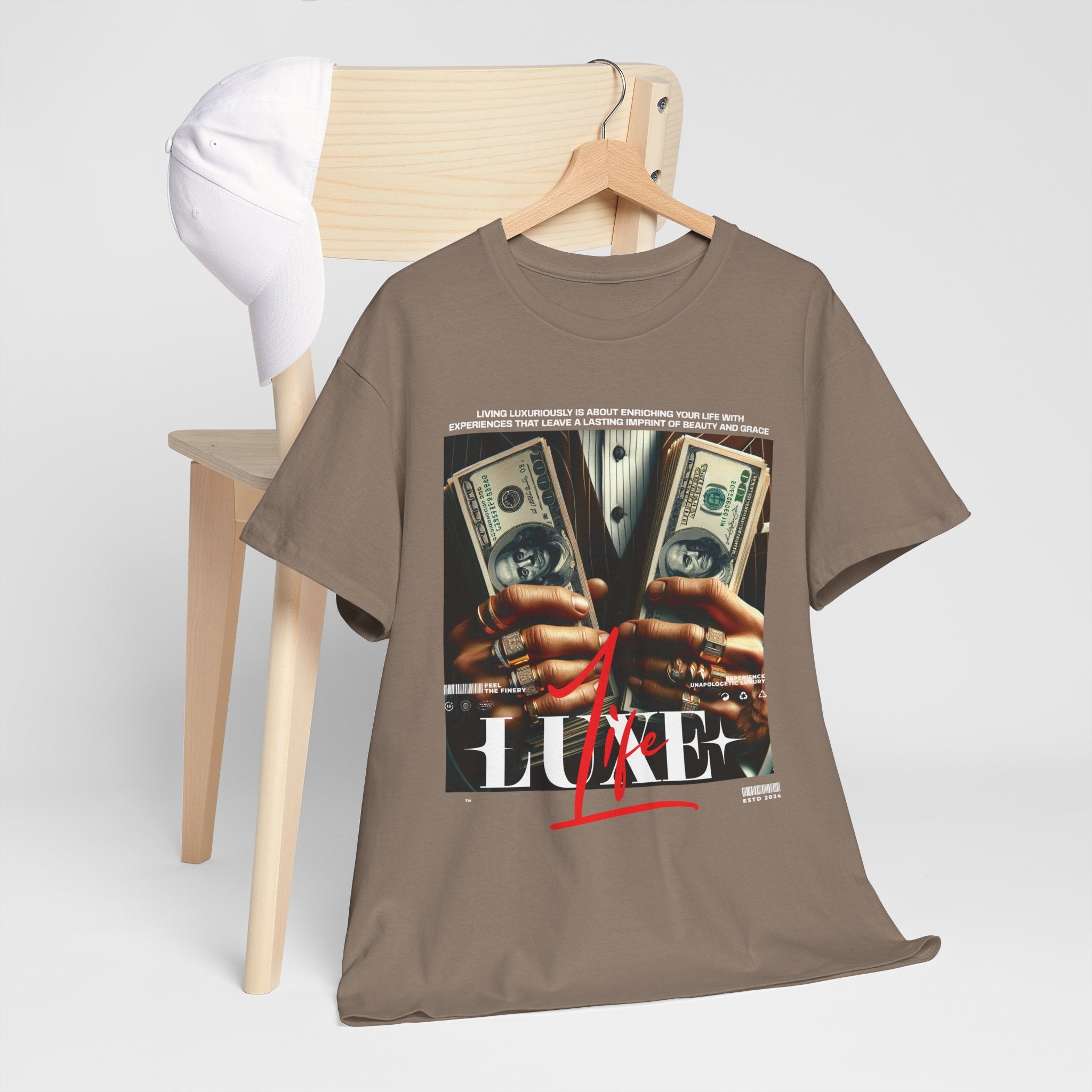 Trendy Luxe Graphic Tee, Unisex Cotton T-Shirt for Fashion Lovers, Perfect for Streetwear Style, Gift for Birthdays and Special [...]