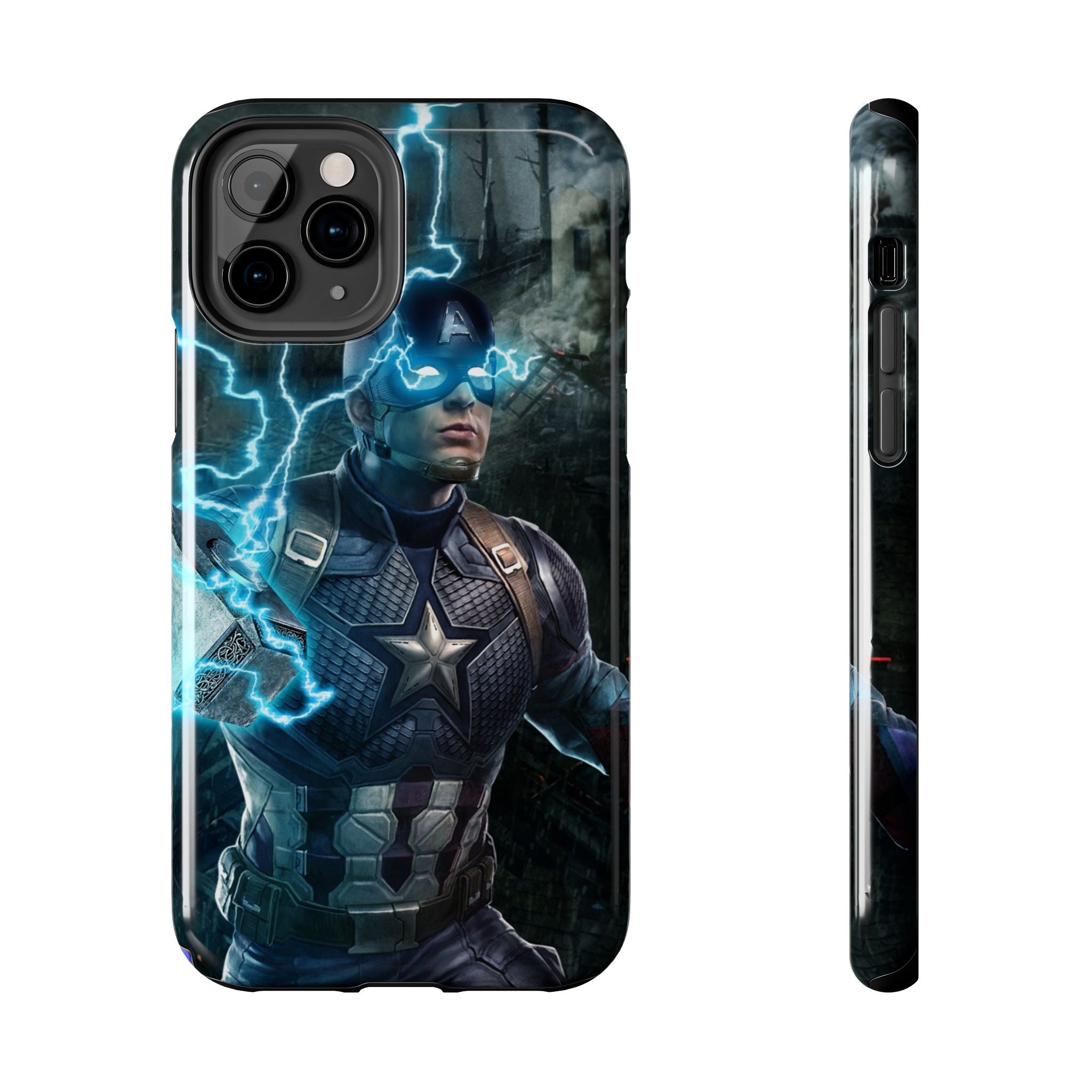 Captain America Superhero Tough Phone Cases, Hero Phone Cover, Gift for Gamers, Superhero Accessory, Durable Phone Case for Every Occasion