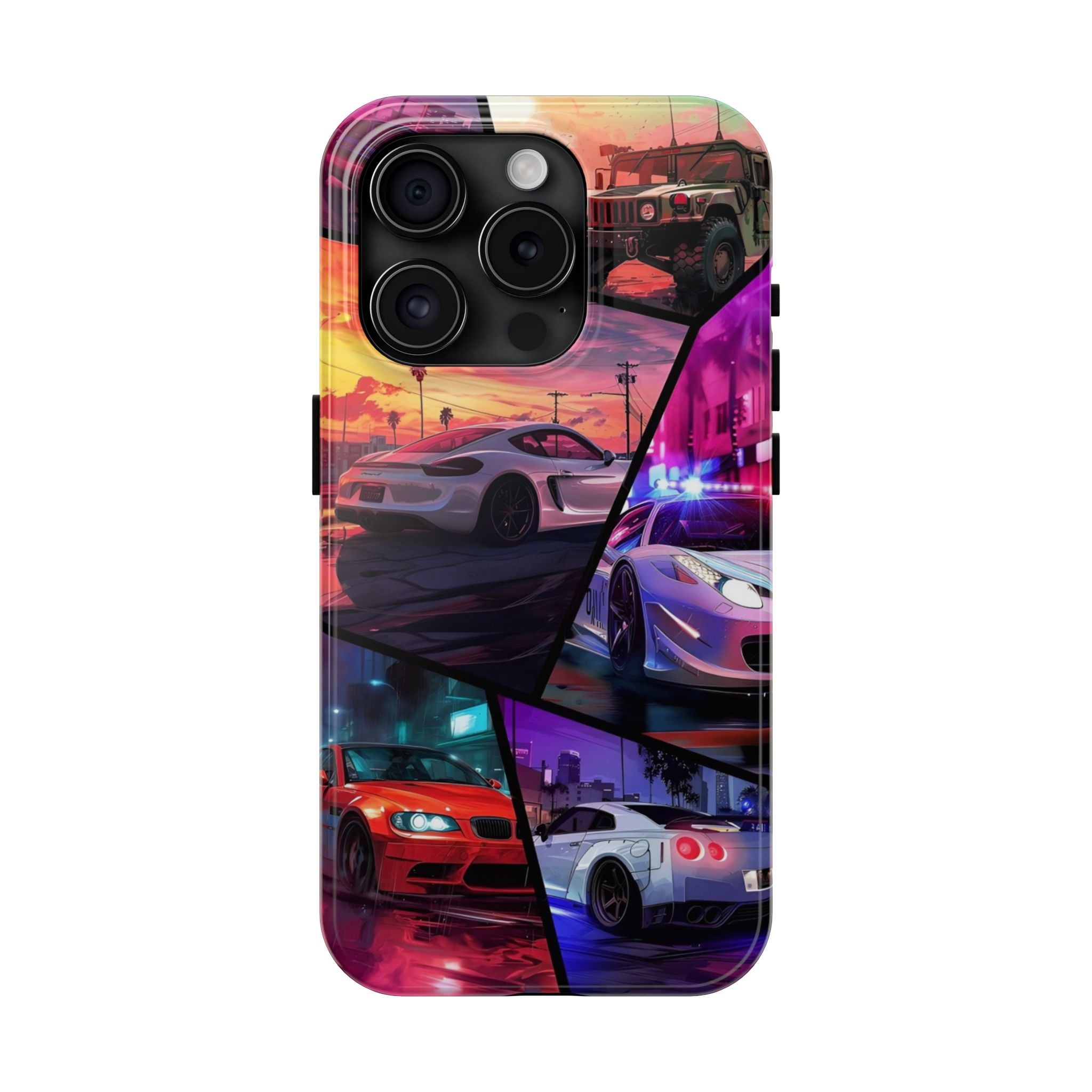 Vibrant Automotive Tough Phone Cases for Car Enthusiasts