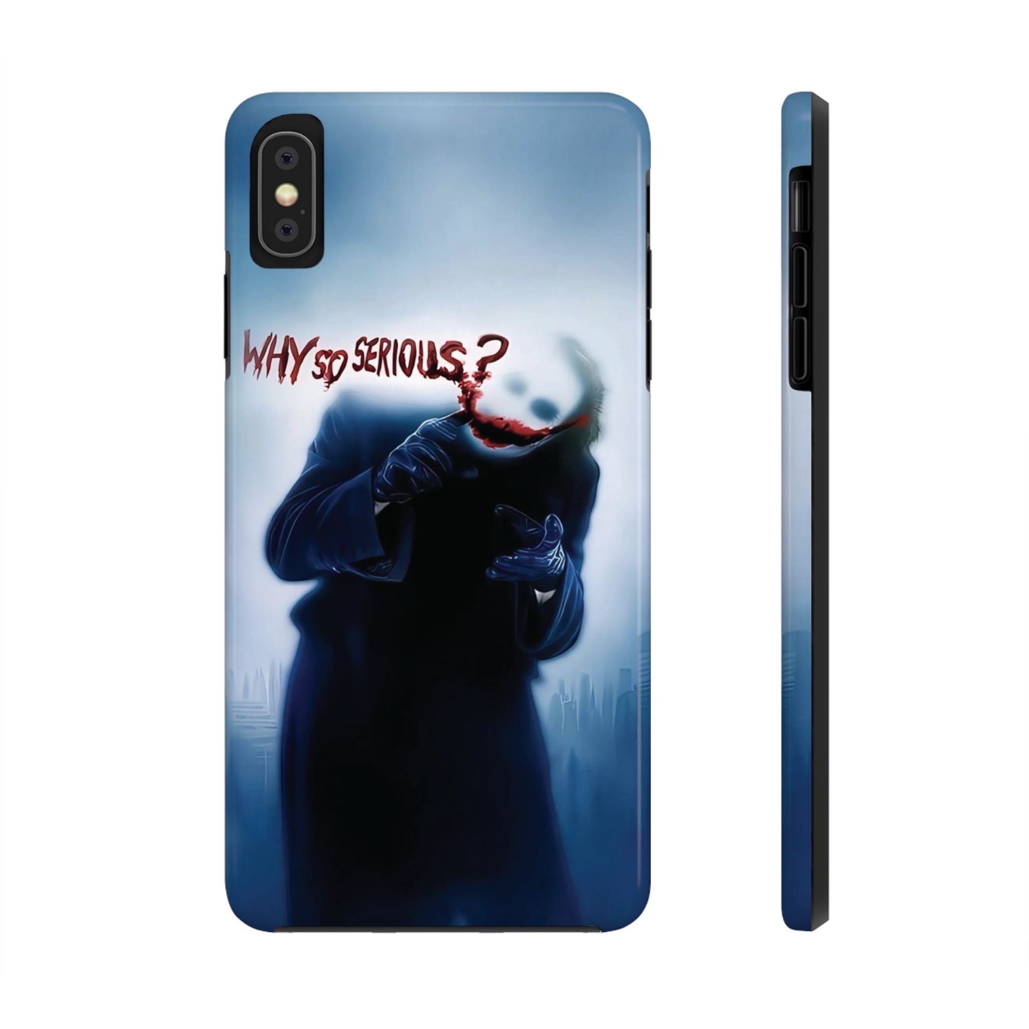 Tough Phone Cases, Dark Humor Phone Cover, Joker Inspired Case, Gifts for Movie Fans, Unique Phone Protector, Cool Accessories