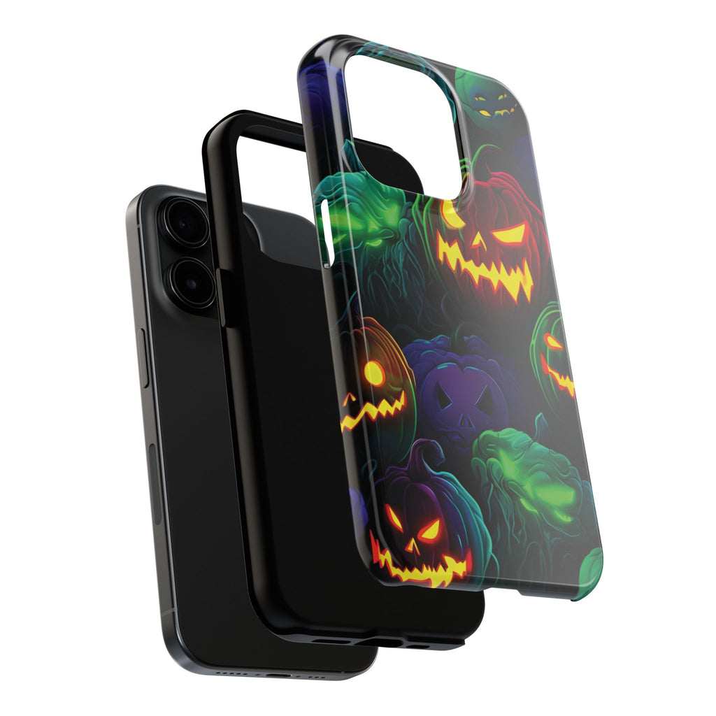 Halloween Pumpkin Phone Case, Spooky Fall Accessory, Tough Phone Cover, Halloween Gift, Pumpkin Decor