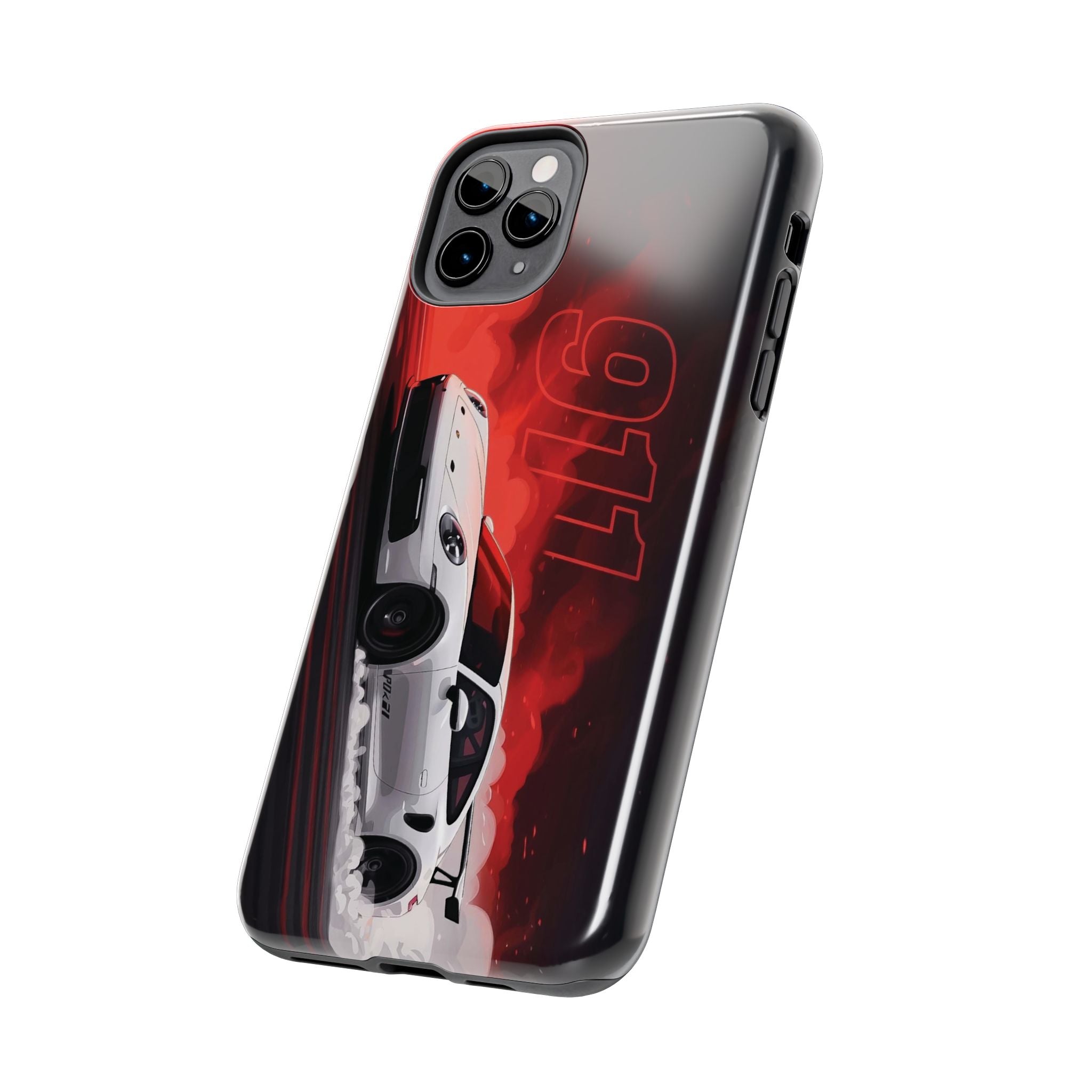 Racing-Inspired Porsche Tough Phone Case with 911 Design