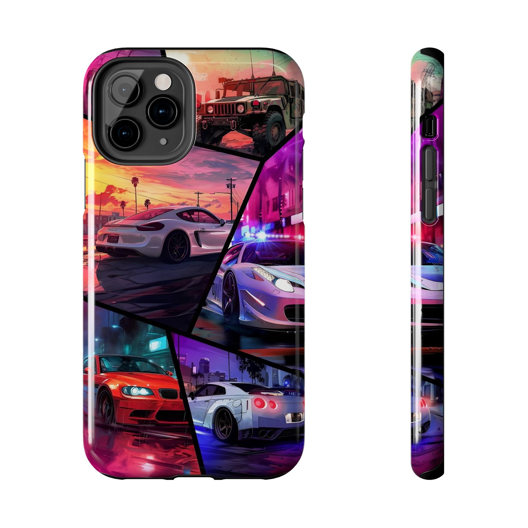 Vibrant Automotive Tough Phone Cases for Car Enthusiasts